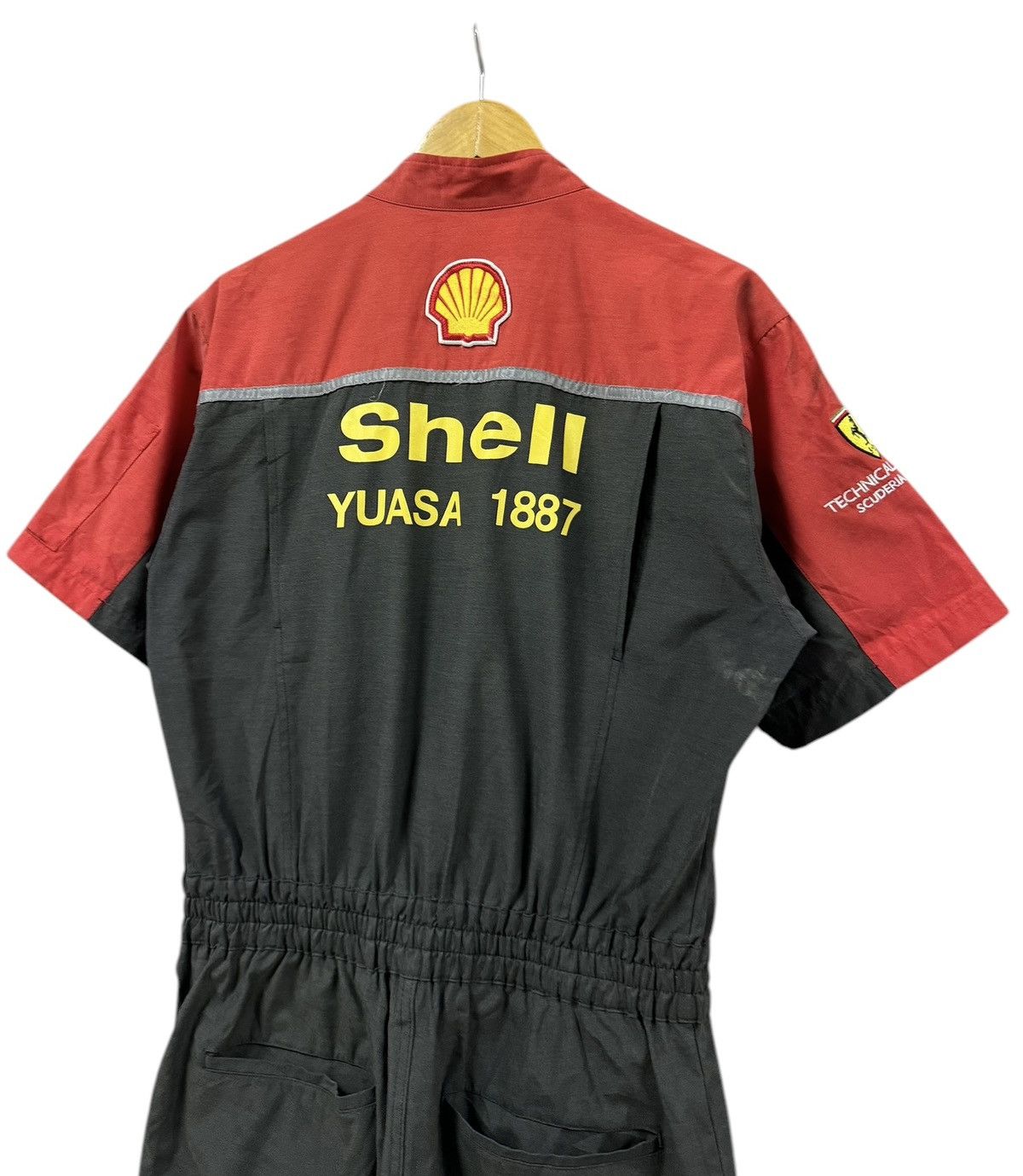 Ferrari × Vintage Vtg🔥Scuderia Ferrari Shell Yuasa Overall Racing Team Size US 32 / EU 48 - 11 Thumbnail