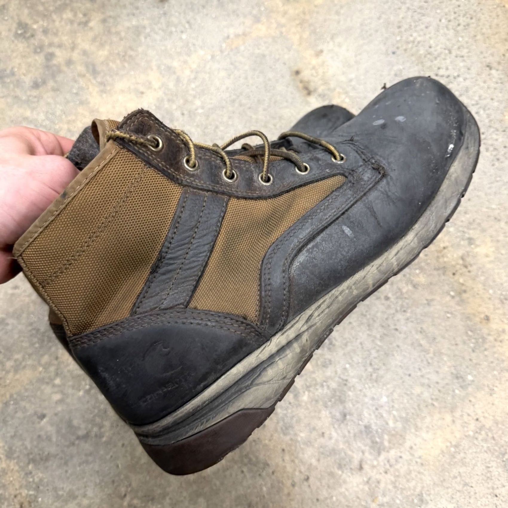Carhartt Carhartt Mens Force Lightweight Composite Toe Work Size 12 FA5415-M Distressed Boots Brown Leather W Shoe Safety - Mens Size US 11 / EU 44 - 7 Thumbnail
