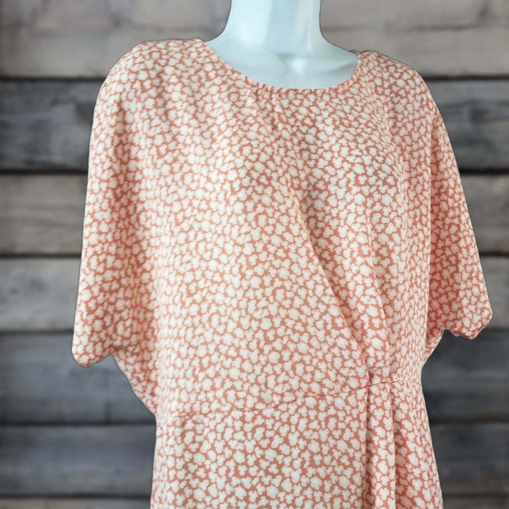 Vintage Zac & Rachel Womens Top Blouse Sz Medium Pink Dolman Sleeve Pleats Shirt Adult M Womens Size M / US 6-8 / IT 42-44 - 1 Thumbnail