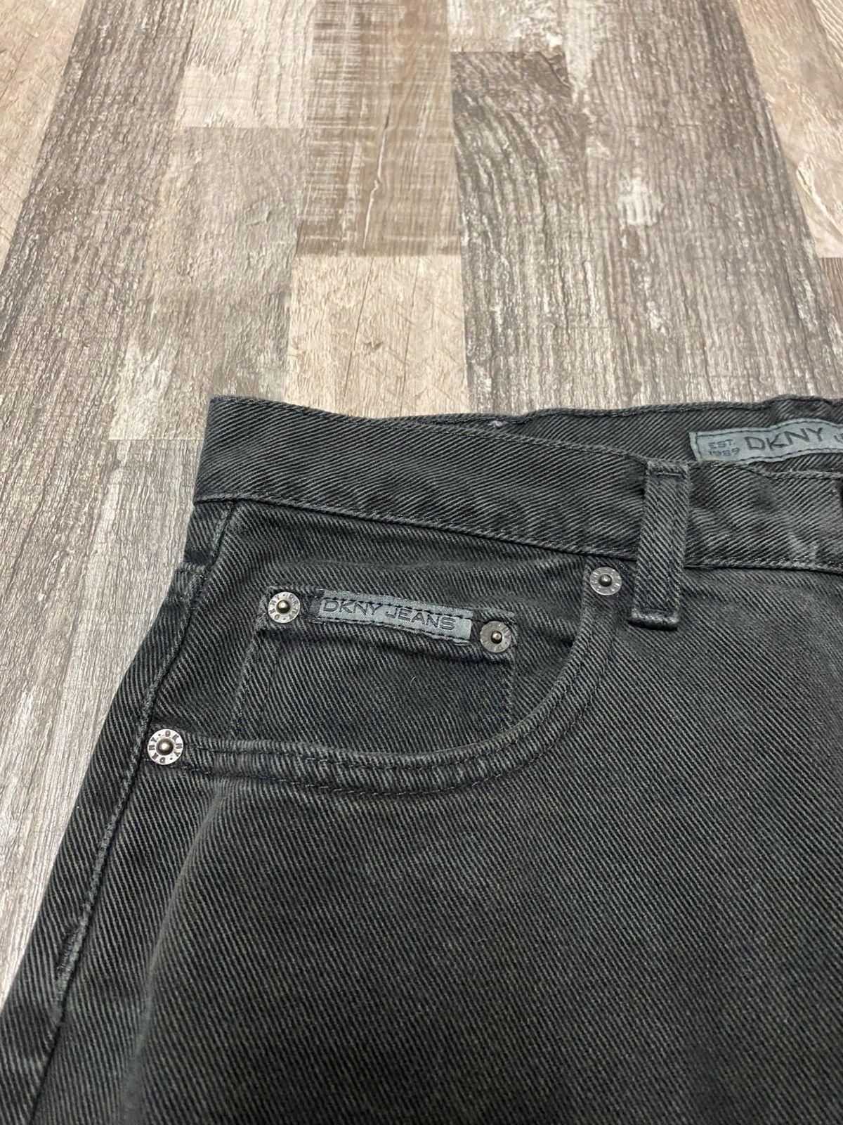 DKNY Vintage 90’s DKNY Black Denim Jeans Pants Relaxed Fit Baggy Size US 32 / EU 48 - 3 Thumbnail
