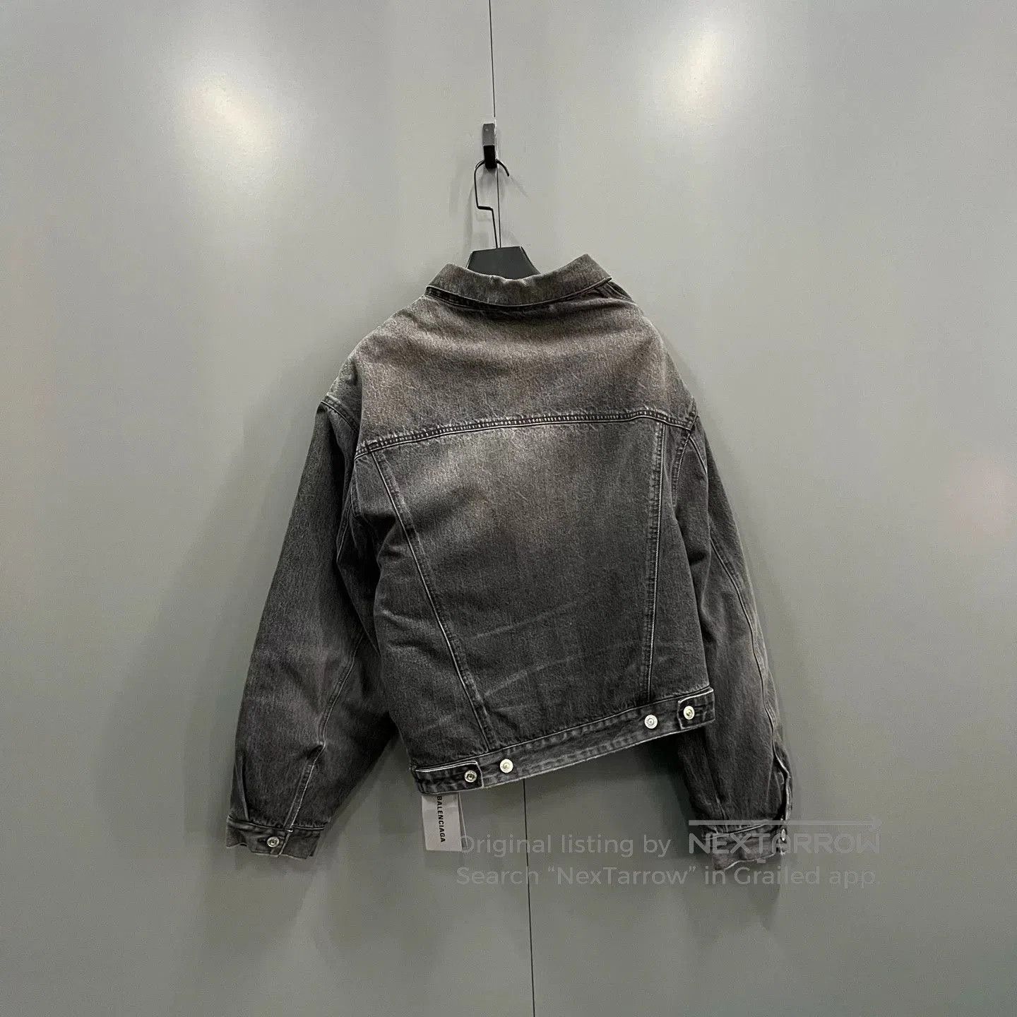 Balenciaga balenciaga irregular washed denim jacket xs. Size US XS / EU 42 / 0 - 2 Thumbnail