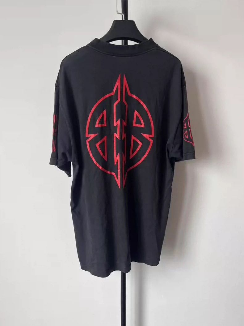 Balenciaga Balenciaga Monogrammed Logo printed short sleeve T-shirt Size US XXS / EU 40 - 2 Thumbnail