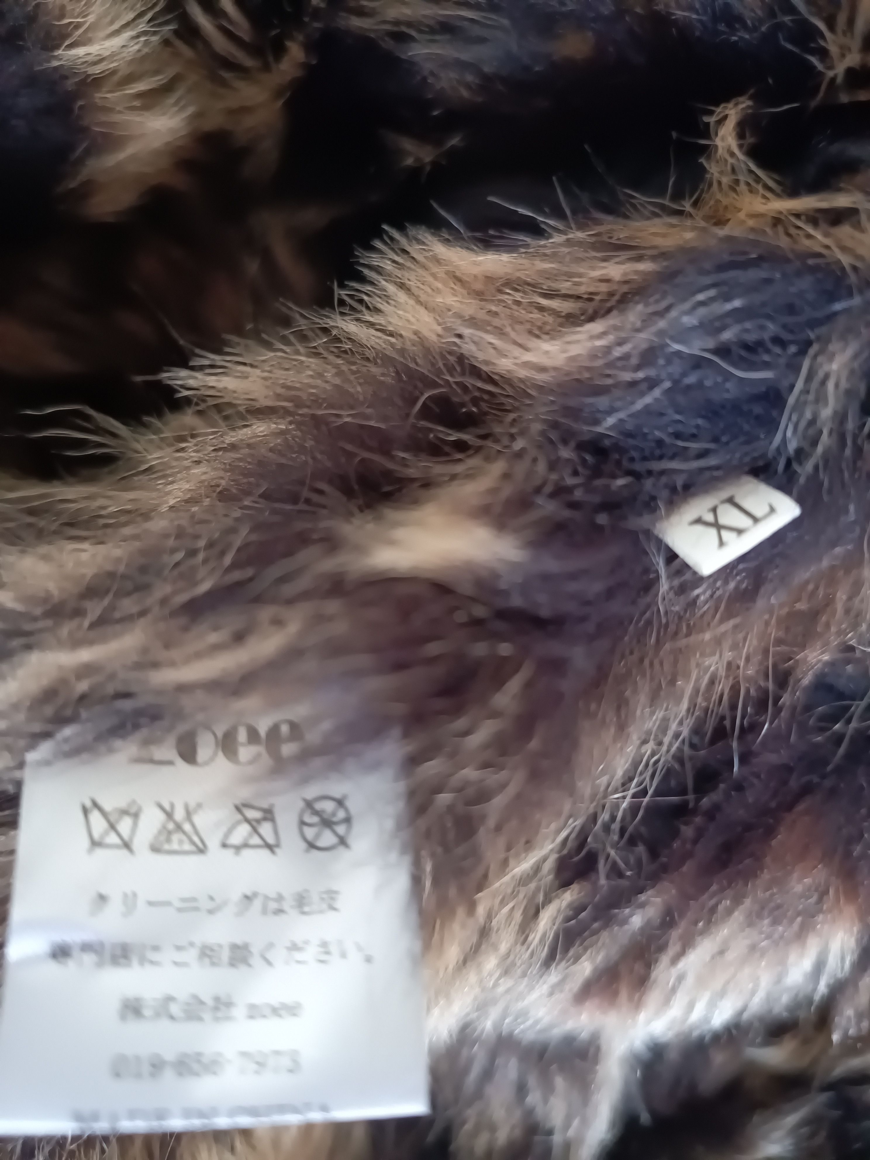 If Six Was Nine PATCHWORK Raccoon Fur Rabbit Leather Jacket Size US S / EU 44-46 / 1 - 6 Thumbnail
