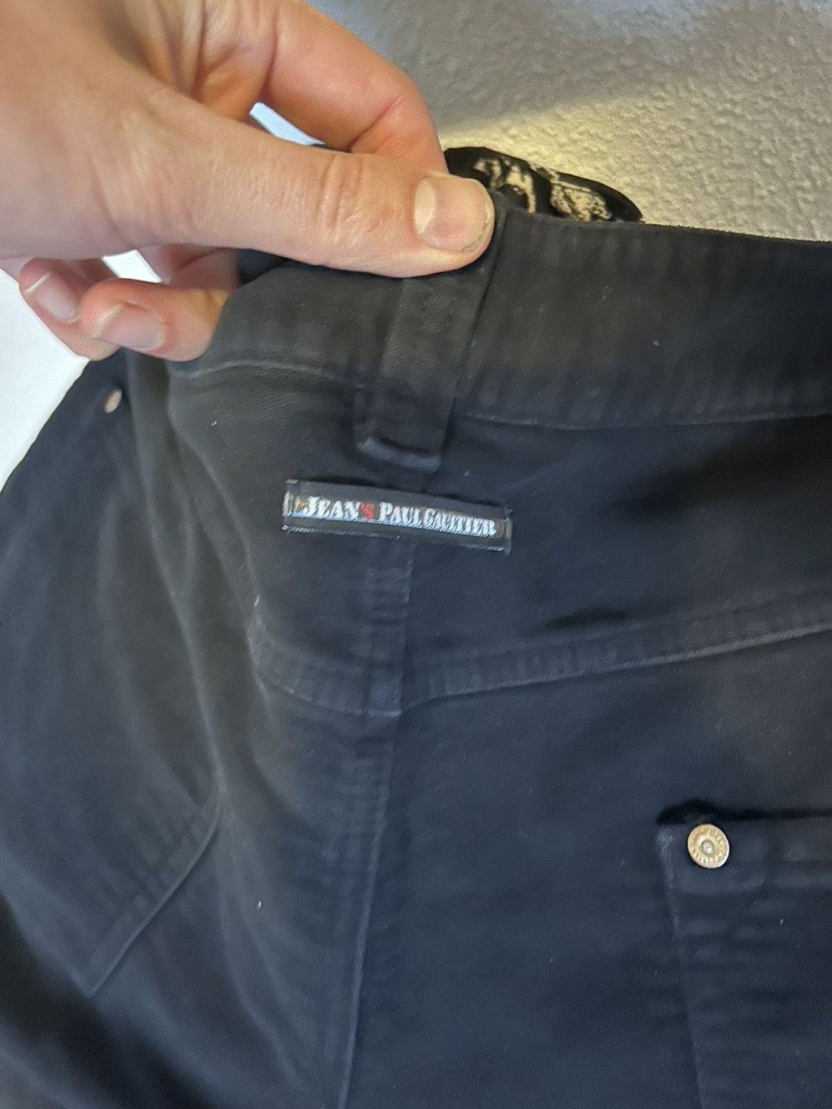 Jean Paul Gaultier Jean Paul Gaultier Black Velvety Pants – Estimated Size 35 Size US 35 - 10 Thumbnail