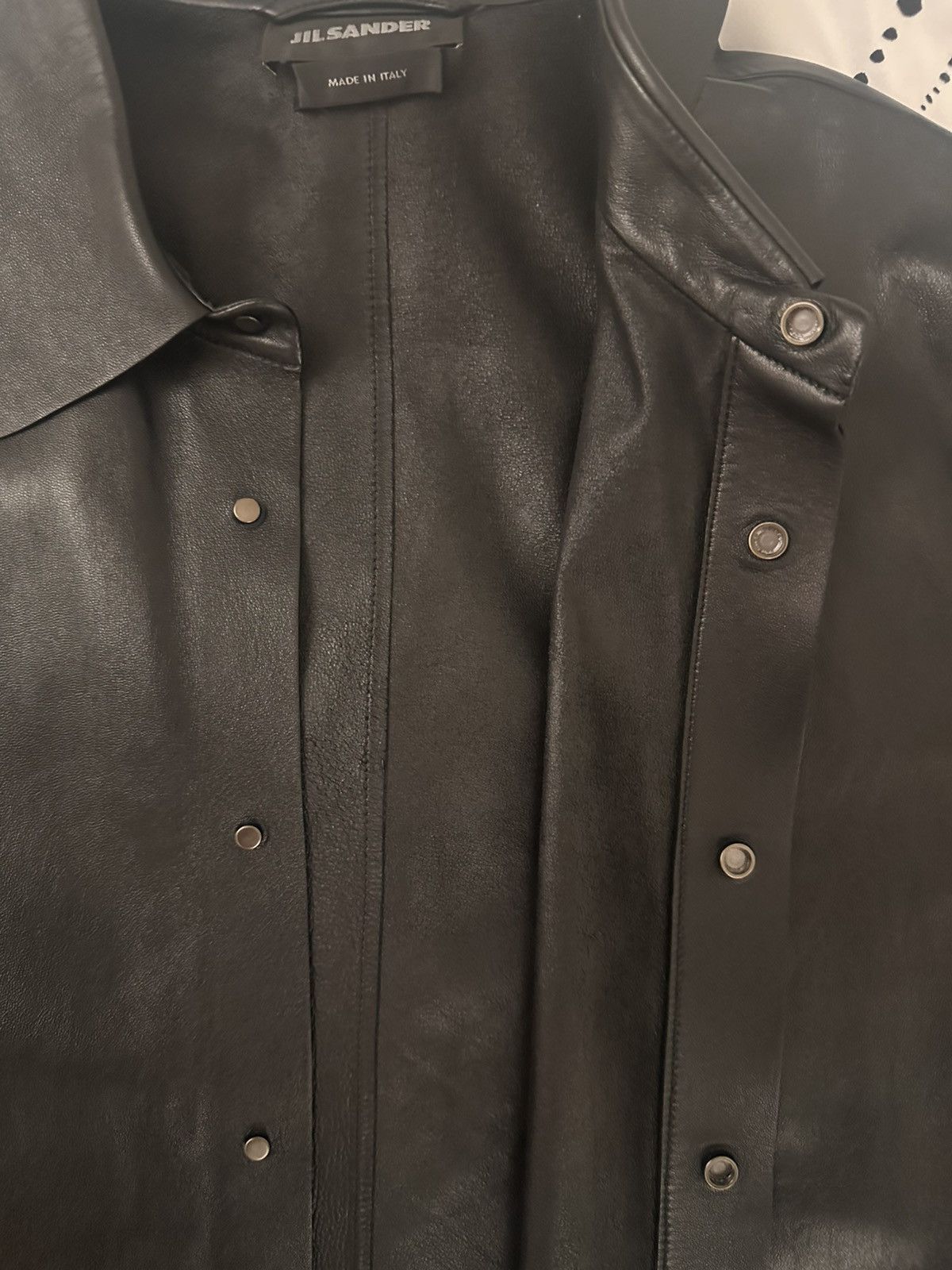 Jil Sander Jil Sander Lamb Leather Shirt Size US M / EU 48-50 / 2 - 4 Thumbnail