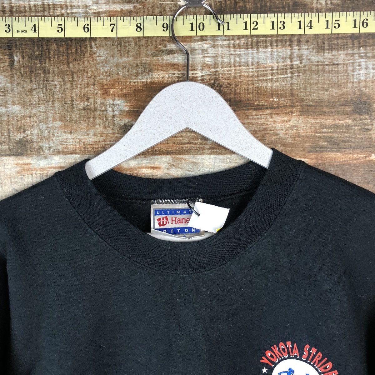 Japanese Brand Yokota Striders Running Club Black Sweatshirt #A2065 Size US M / EU 48-50 / 2 - 10 Thumbnail