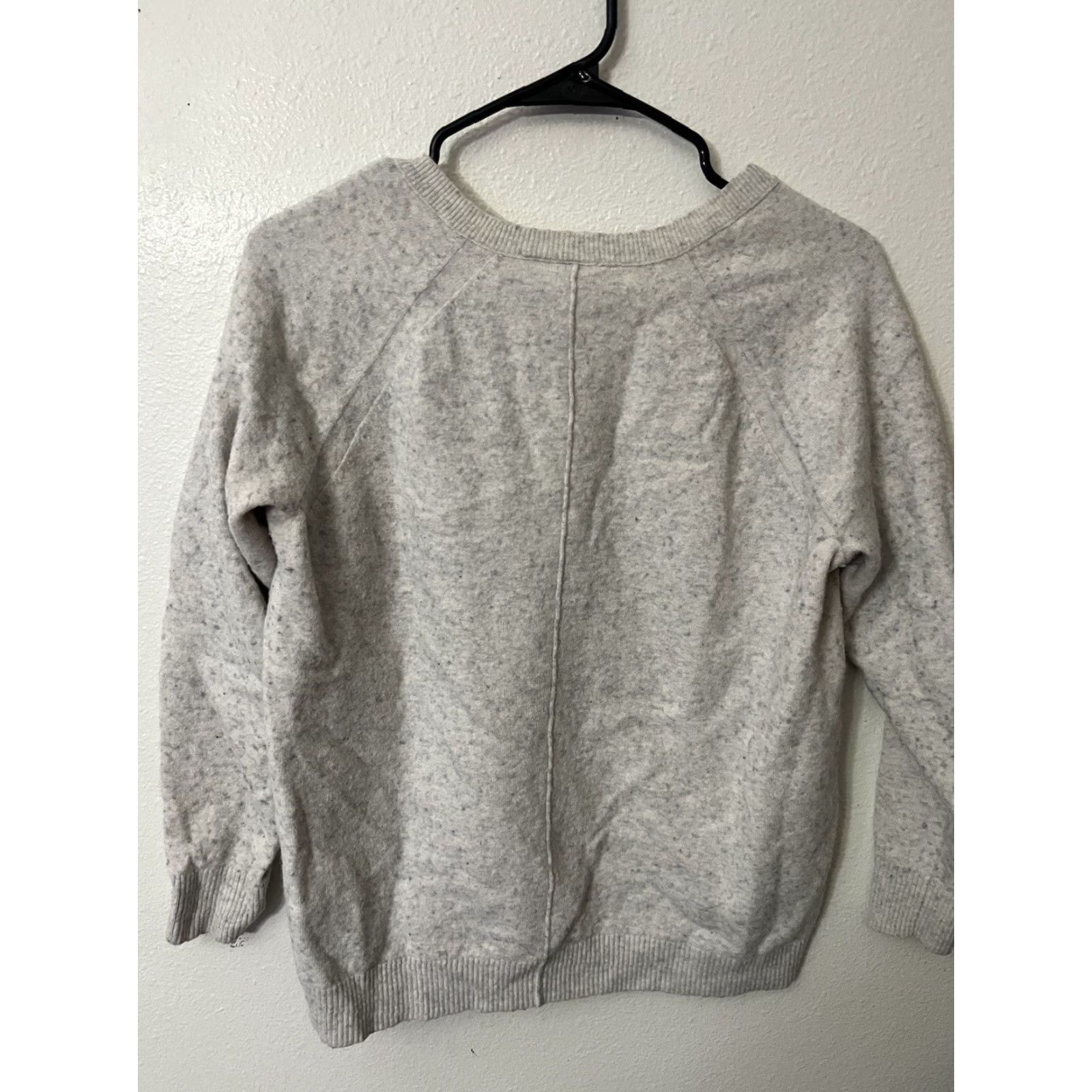 Gap Gap Women's Pullover Sweater V-Neck Long Sleeve Acrylic Gray Blue Size Medium Regular Size M / US 6-8 / IT 42-44 - 3 Thumbnail
