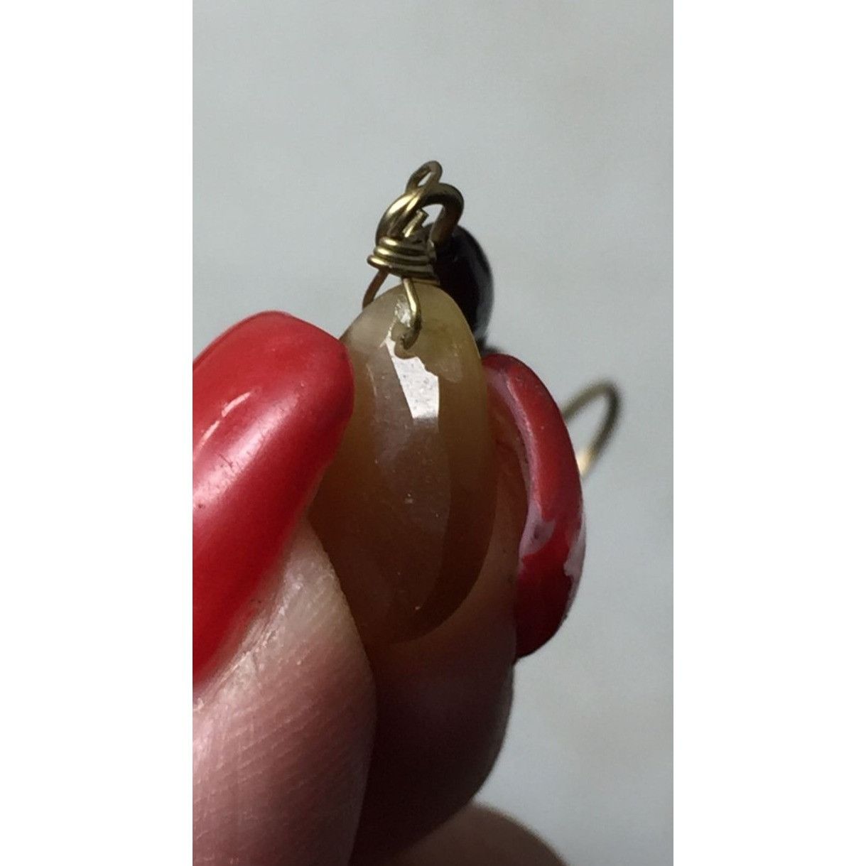 Other Women's Dangle/Drop Earrings - Gold Tone with Multi Colored Size ONE SIZE - 4 Thumbnail
