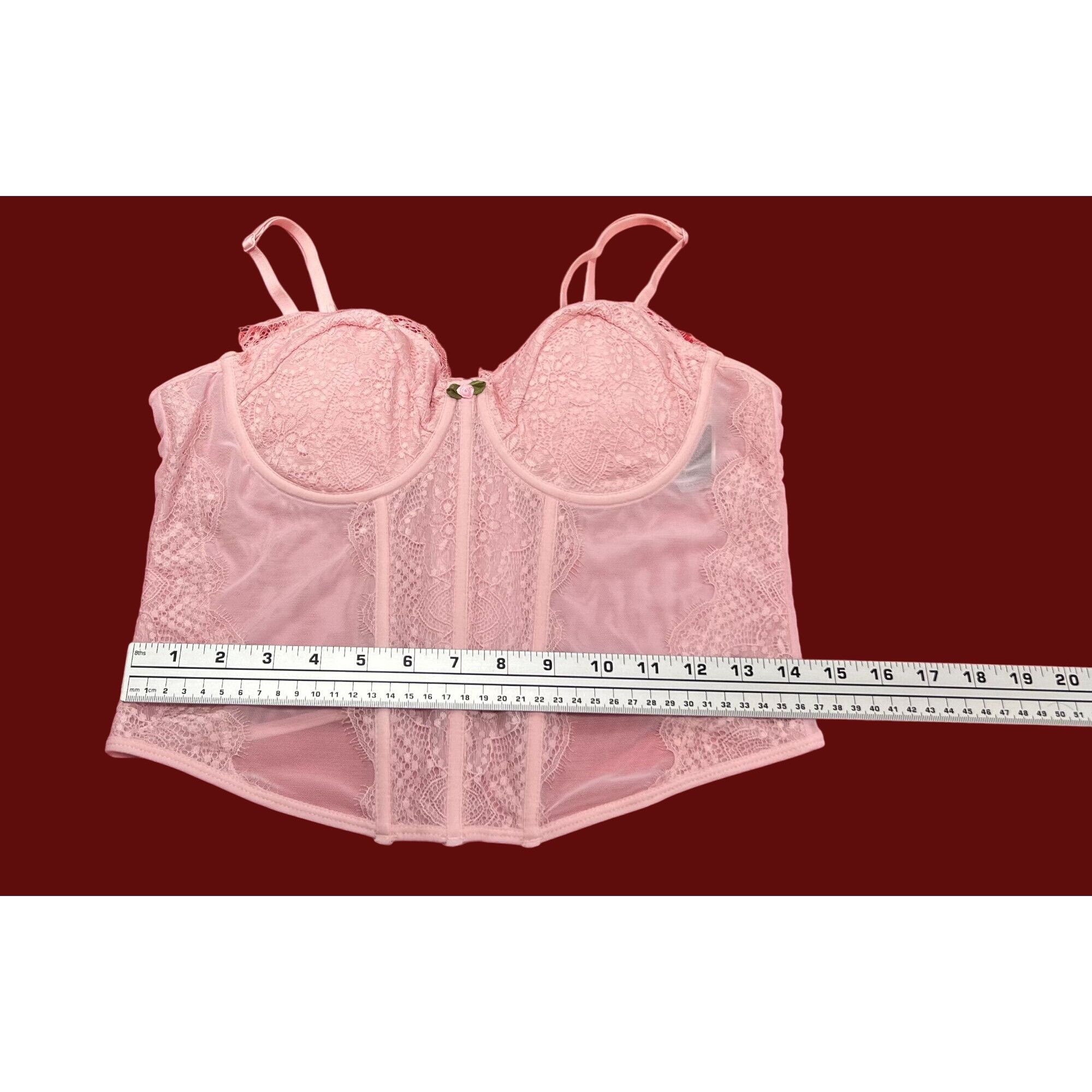 rue21 Rue 21 - Women's Lace Corset Top - Soft And Breathable Mesh Size ONE SIZE - 4 Thumbnail
