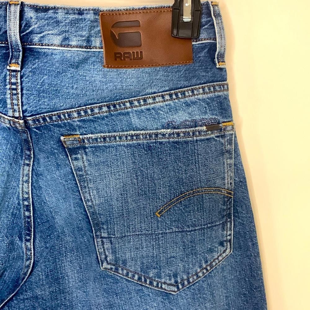 Designer G-Star RAW -Straight Tapered 3301 -31W32L- 100%Ctn (organic) Size US 31 - 5 Thumbnail
