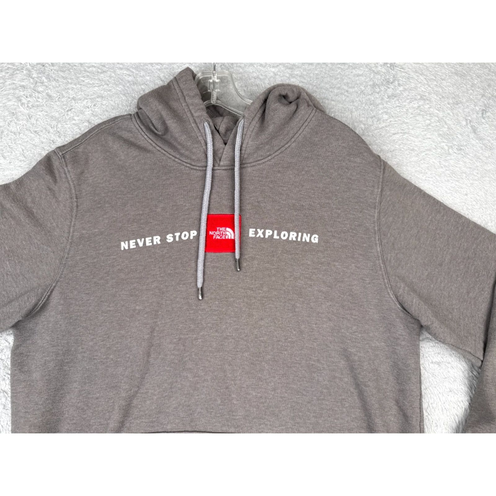 The North Face VINTAGE The North Face Hoodie Shirt Mens Large Gray Pullover Logo Cotton Blend (90s, Outdoor) Mens Size US L / EU 52-54 / 3 - 4 Thumbnail
