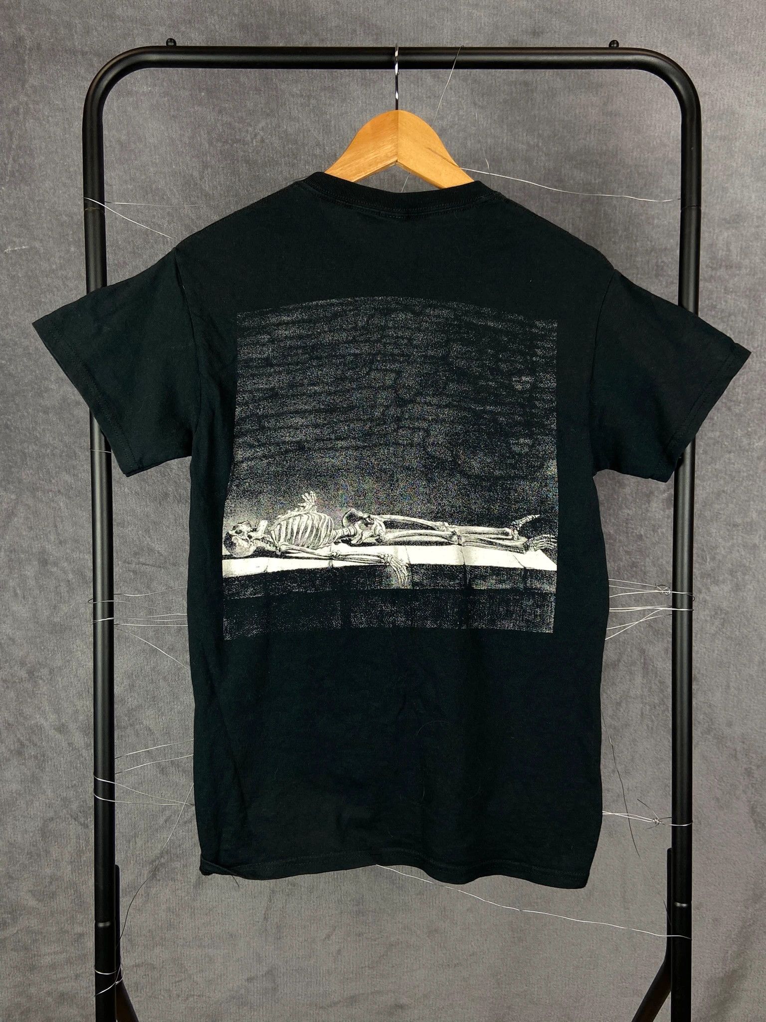 Vintage Deathcore Band Merch Black Tee S Yellow Graphic Size US S / EU 44-46 / 1 - 4 Thumbnail