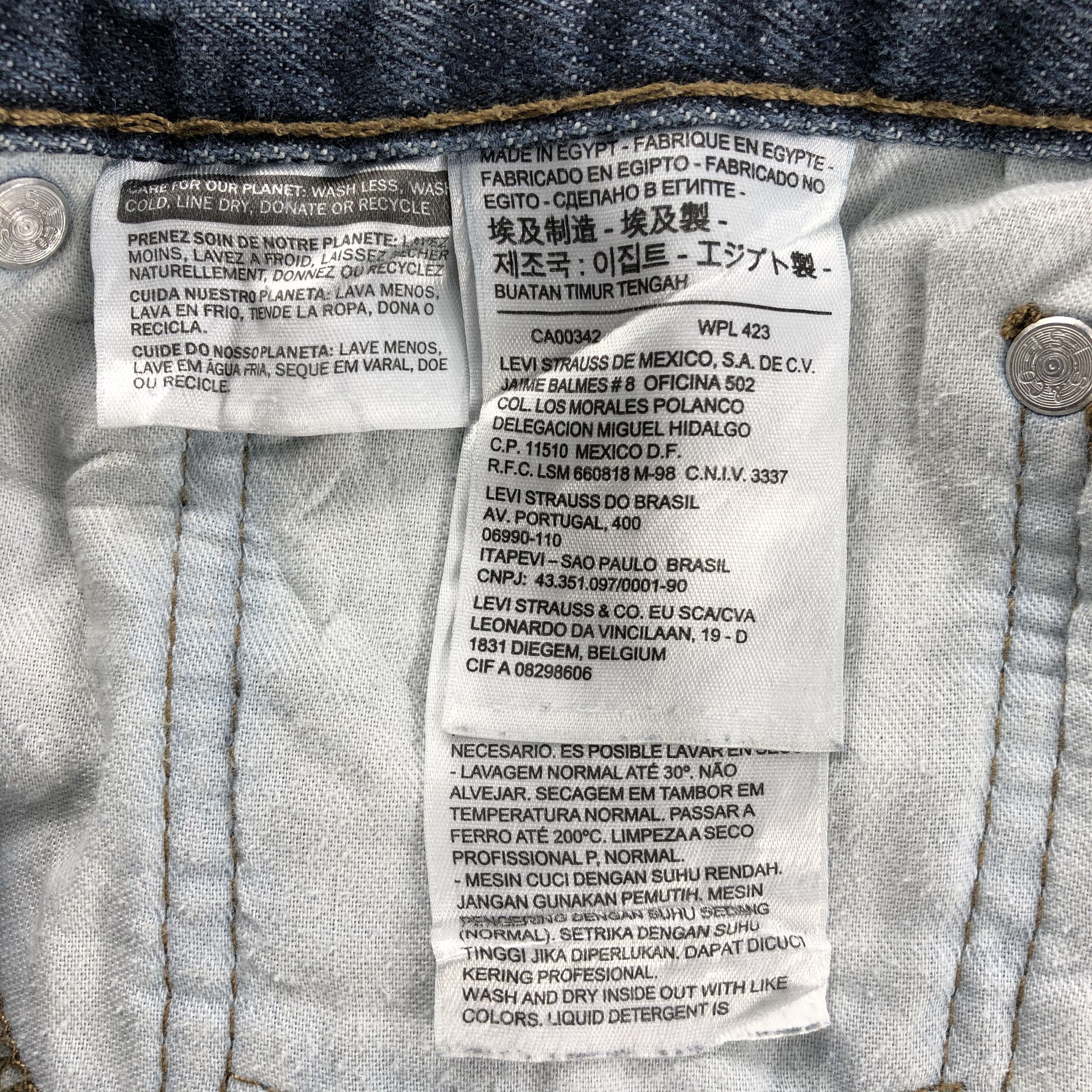 Levi's × Vintage Vintage Blue Wash Levis 514 Jeans-JM1774 Size US 34 / EU 50 - 10 Thumbnail