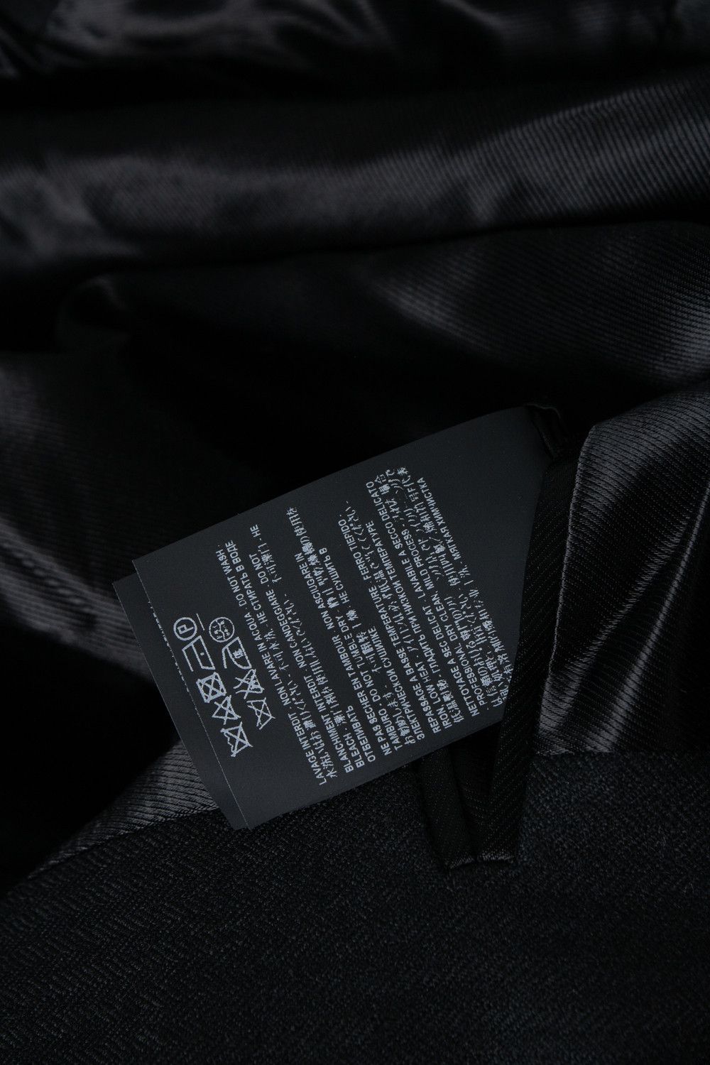 Saint Laurent Paris Saint Laurent, black fishbone blazer jacket 2018 Size 50R - 5 Thumbnail