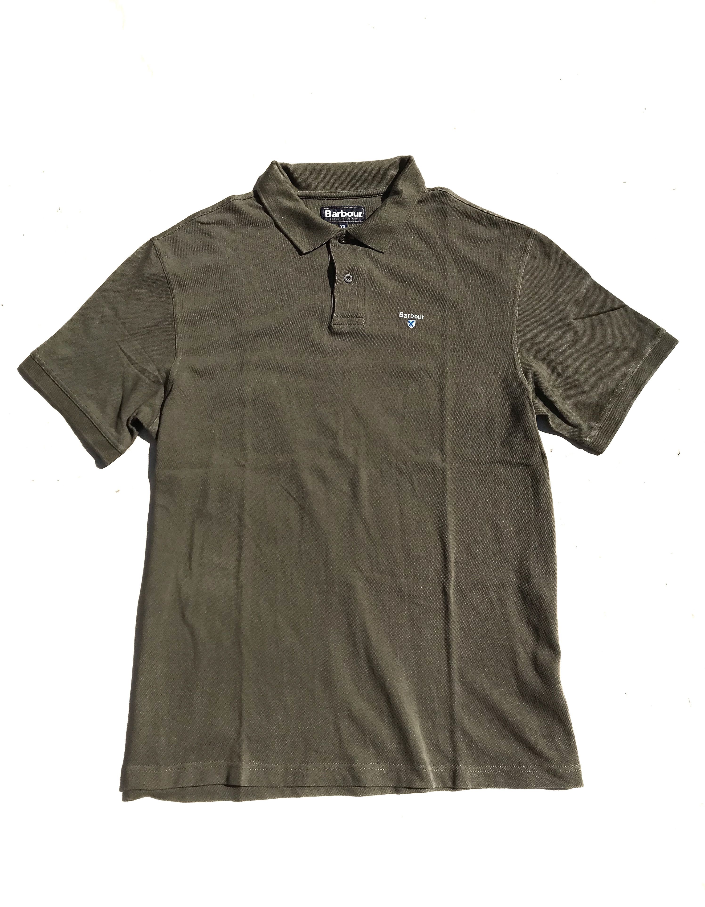 Barbour Barbour Green Olive Polo Shirt Made in Portugal Size US XXL / EU 58 / 5 - 10 Thumbnail