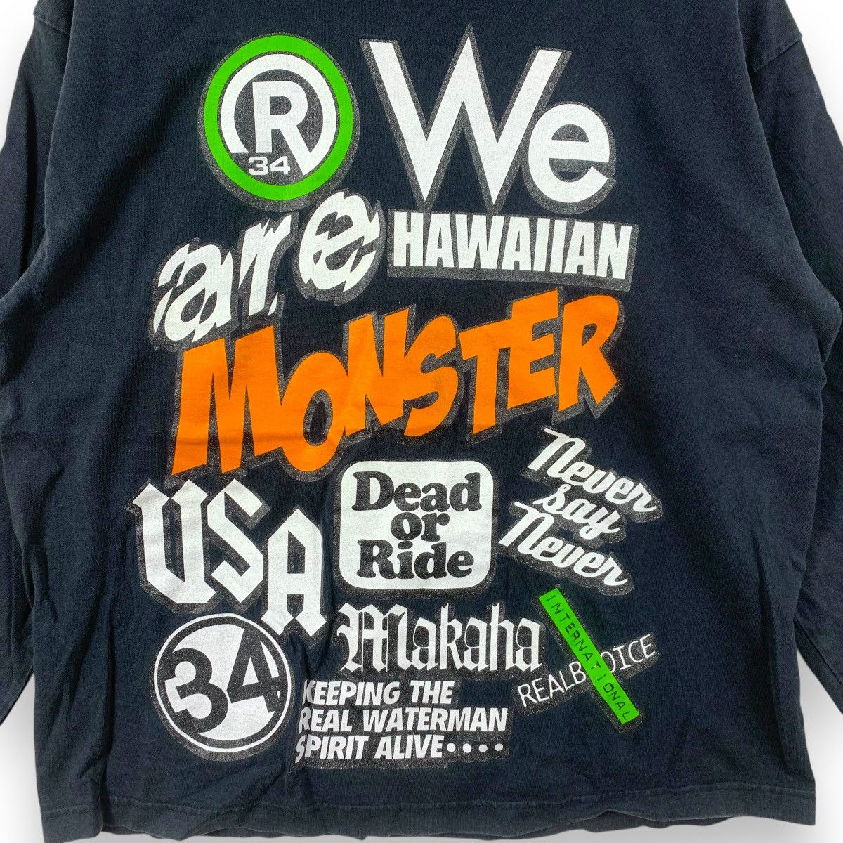 Other REAL B VOICE Surf Hawaiian Monster Waterman Tee Shirt Top Size US XL / EU 56 / 4 - 3 Thumbnail