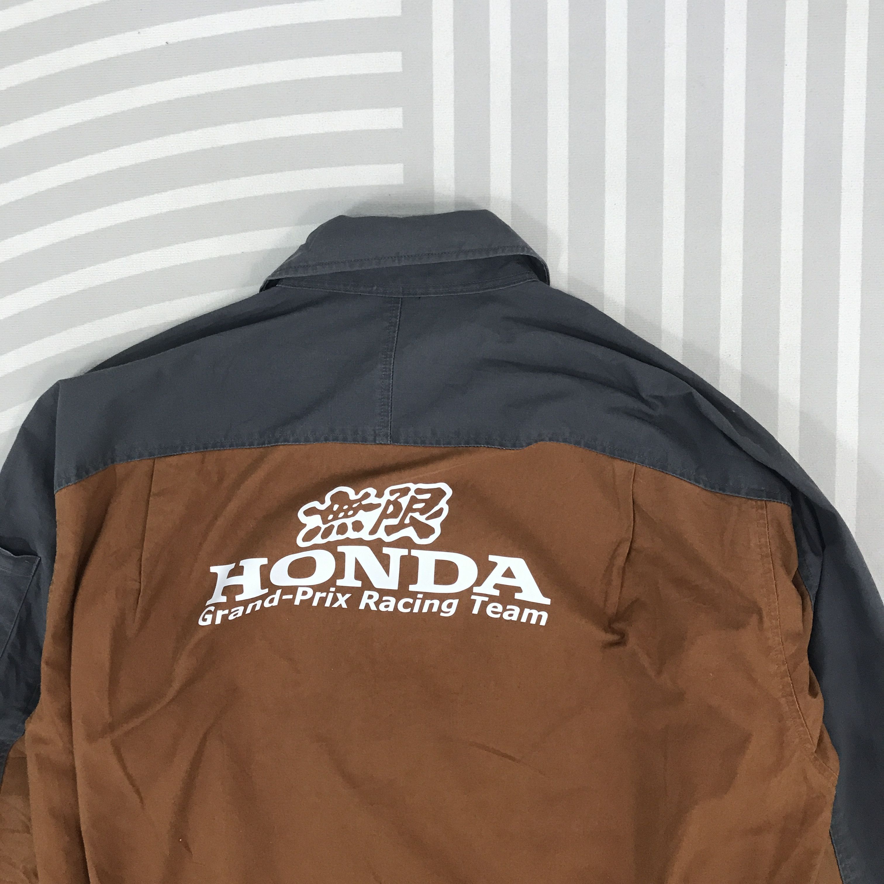 Japanese Brand × Vintage Vintage Honda racing F1 Uniform Work jacket Size US L / EU 52-54 / 3 - 4 Thumbnail