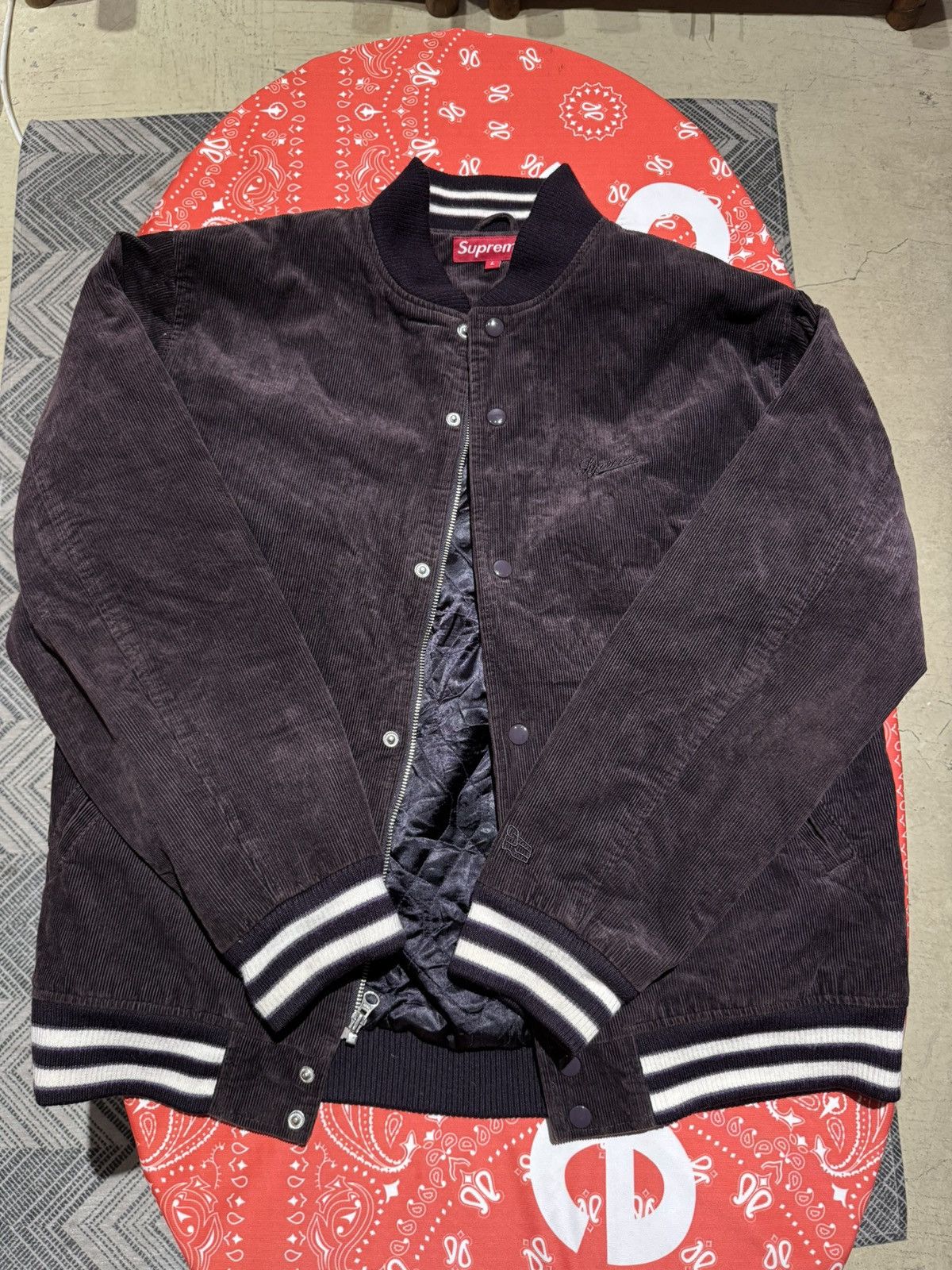 Supreme Corduroy Varsity Jacket | Grailed