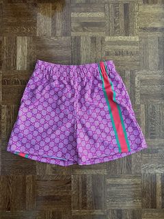 Bravest Studios Barbed WIre White/Purple Shorts Size Large Brand