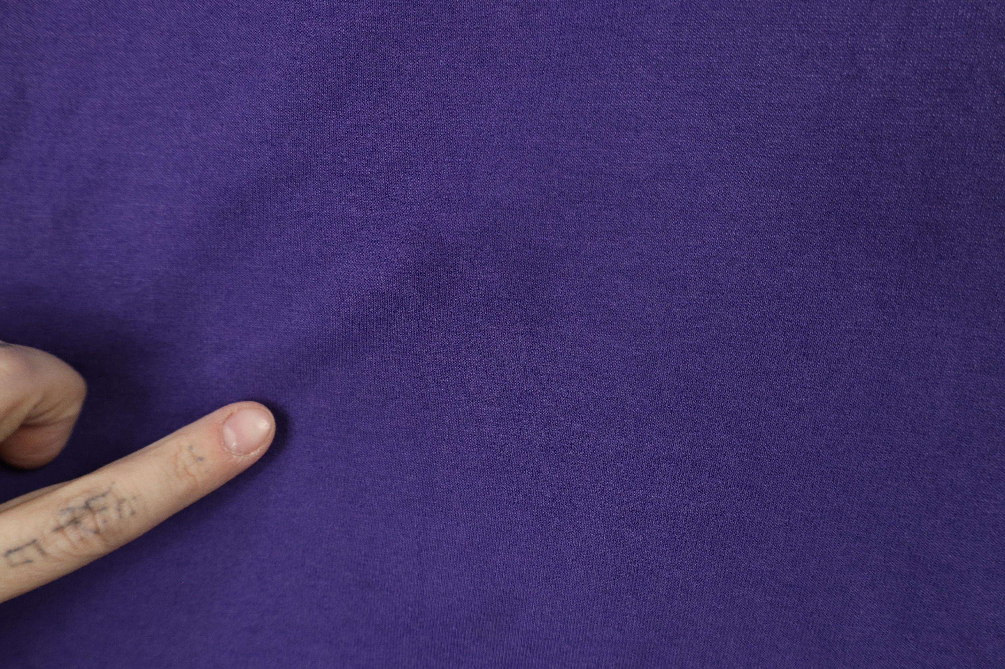 Vintage Vintage 90s Streetwear Blank Long Sleeve T-Shirt Purple Size US XXL / EU 58 / 5 - 5 Thumbnail