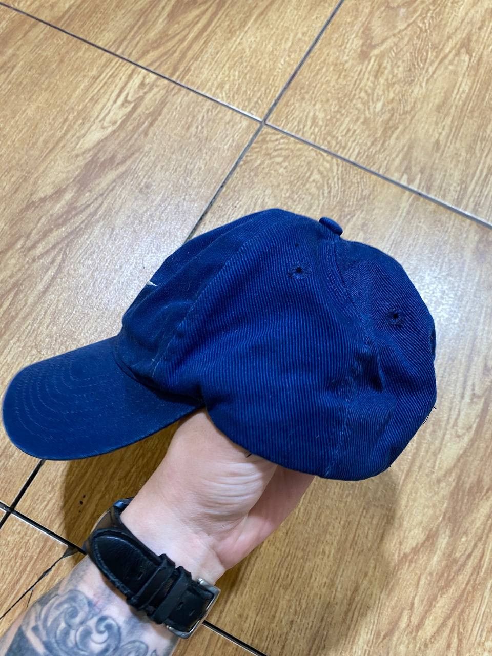 Nike Blue Hats Vintage Nike Cap Y2K big logo streetwear Size ONE SIZE - 8 Thumbnail