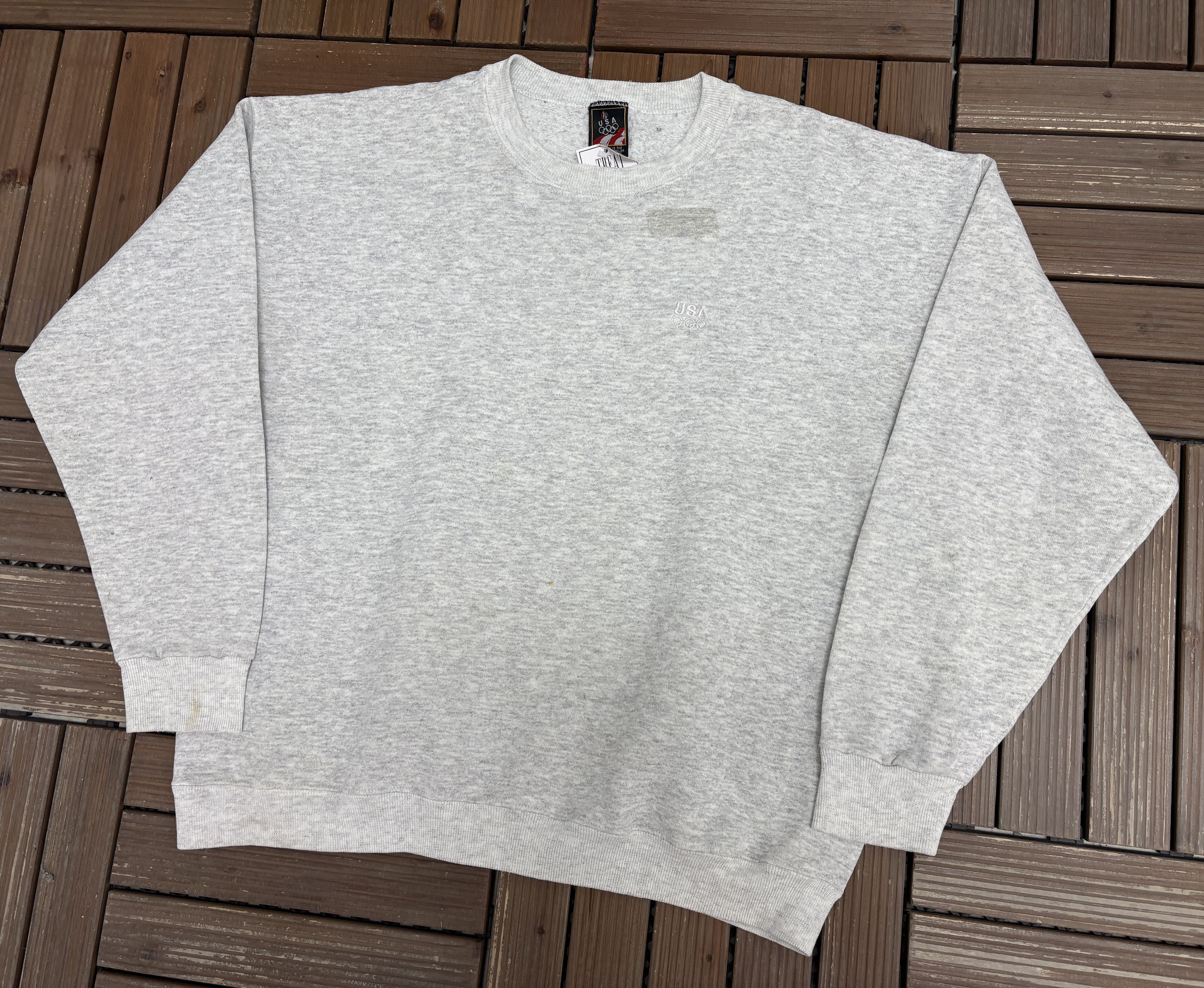 Vintage Atlanta Olympics Embroidered Vintage Sweater Crewneck Size US L / EU 52-54 / 3 - 3 Thumbnail