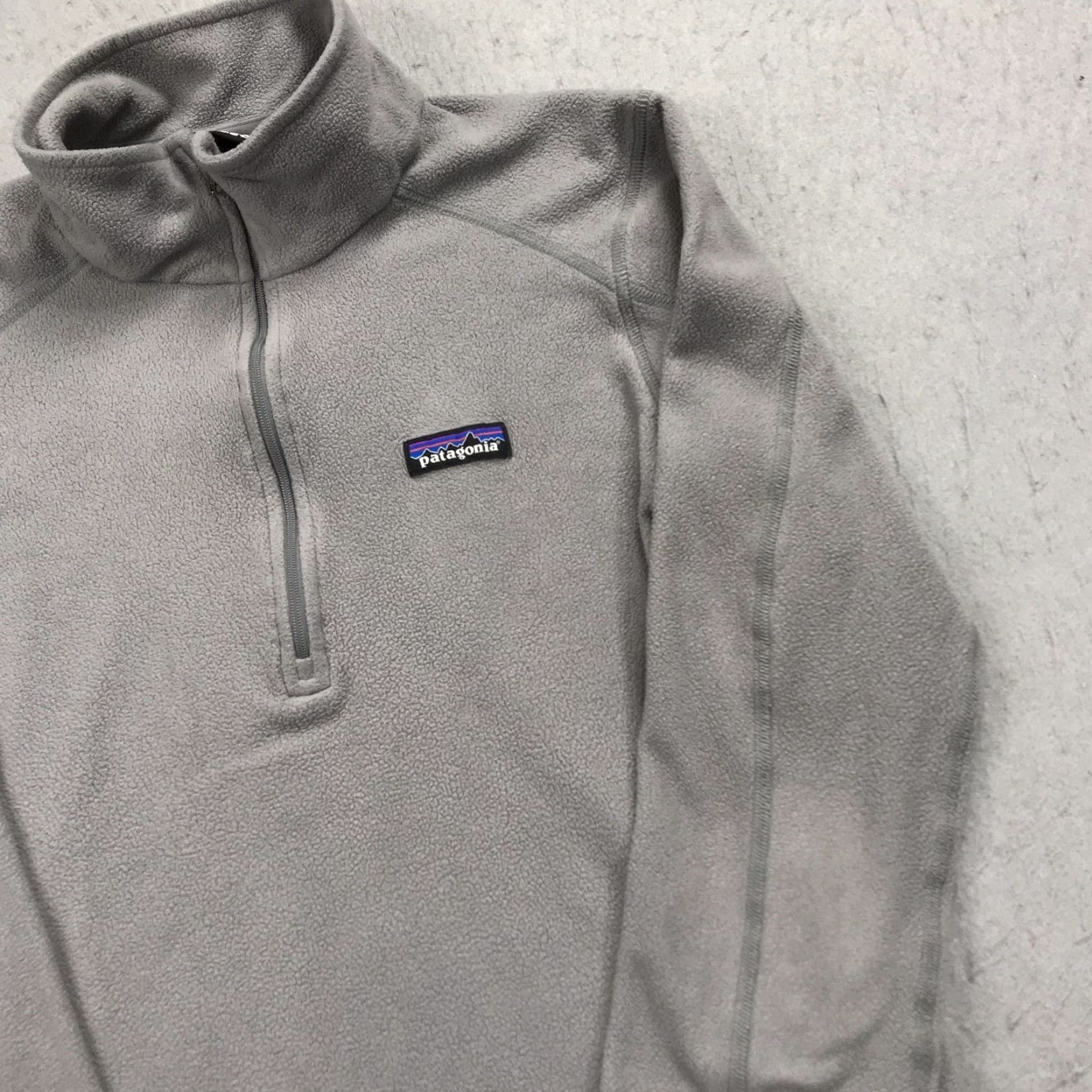 Patagonia Patagonia Jacket Womens M Gray Fleece 1/4 Zip Lightweight Casual Outdoor Easy Wear Womens Medium Gray Patagonia Jacket Size M / US 6-8 / IT 42-44 - 3 Thumbnail