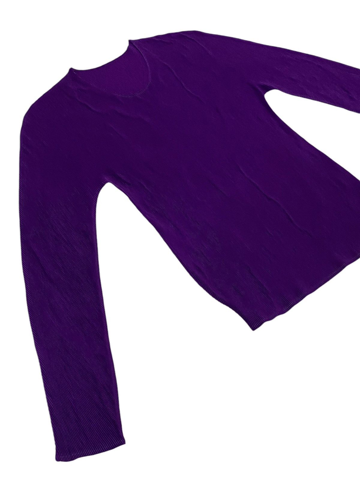 Issey Miyake × Pleats Please Issey Miyake Pleats Please Pleated Purple Long Sleeve Size L / US 10 / IT 46 - 16 Thumbnail