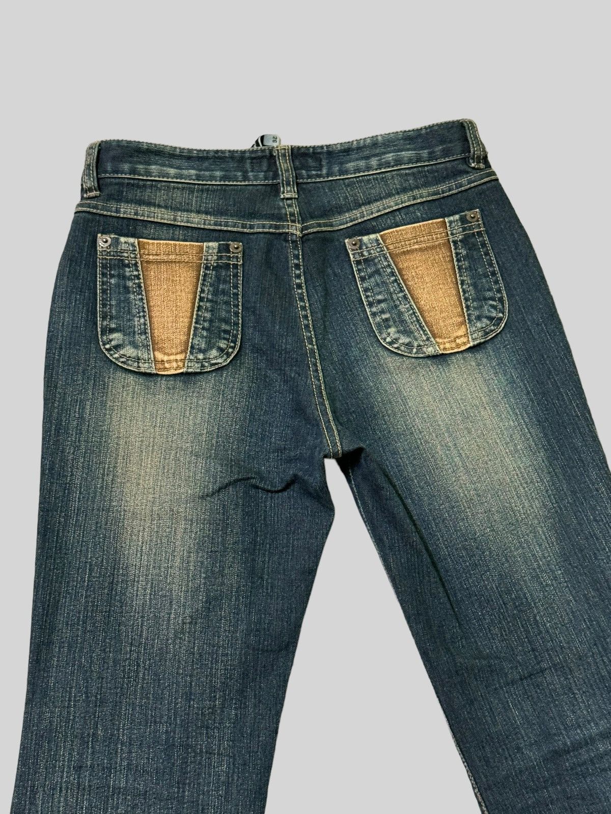 Hysteric Glamour Flared Napuri Reconstructed Reworked jeans Size 25" / US 0 / IT 36 - 9 Thumbnail