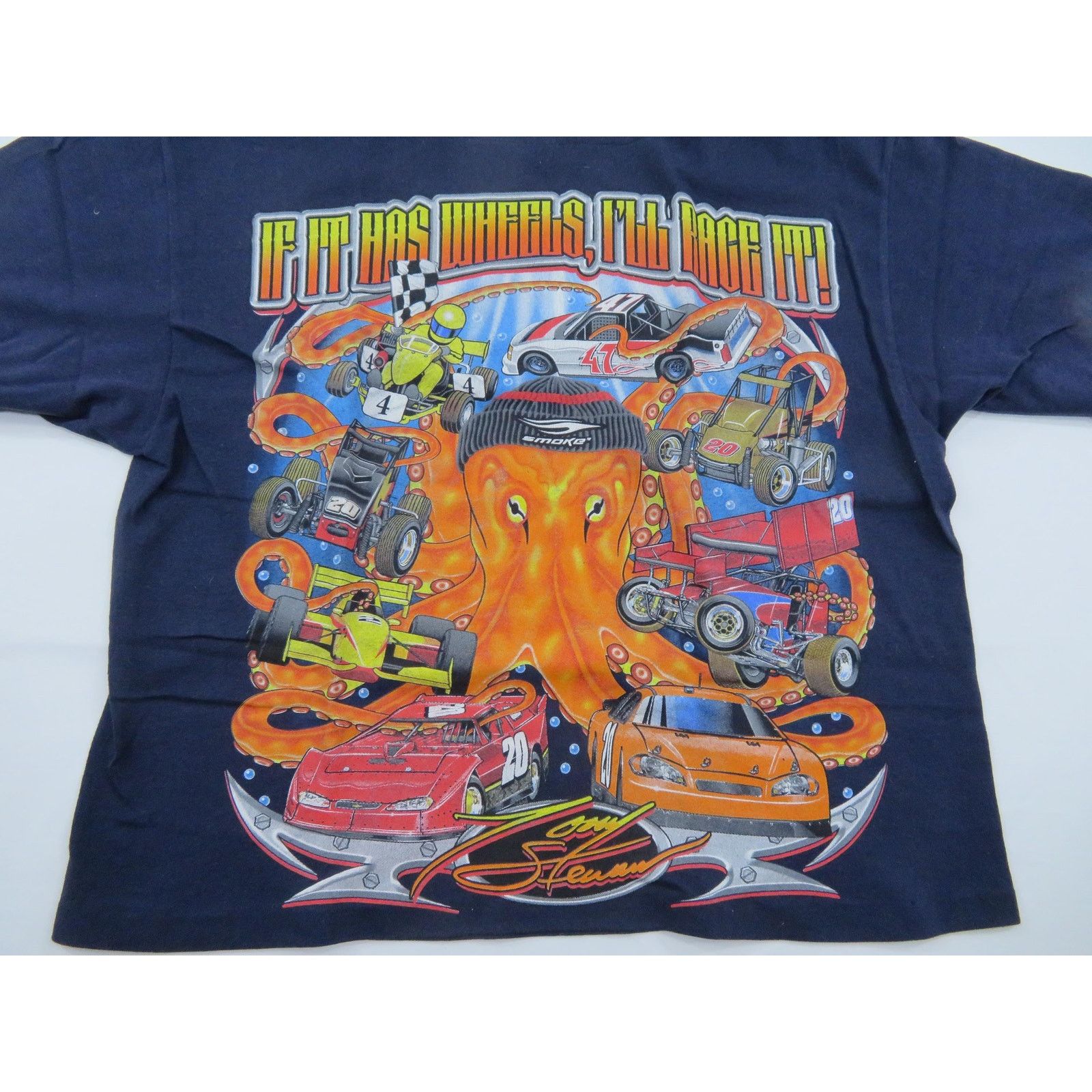 Other 90s Tony Stewart Racing T-Shirt, Cropped Womens Sz M Size M / US 6-8 / IT 42-44 - 2 Thumbnail