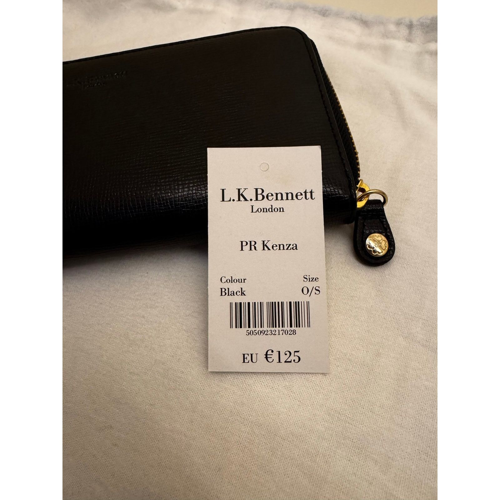 LK Bennett L.K. Bennett Black Leather Wallet | Brand New with Price Tag Size ONE SIZE - 7 Thumbnail