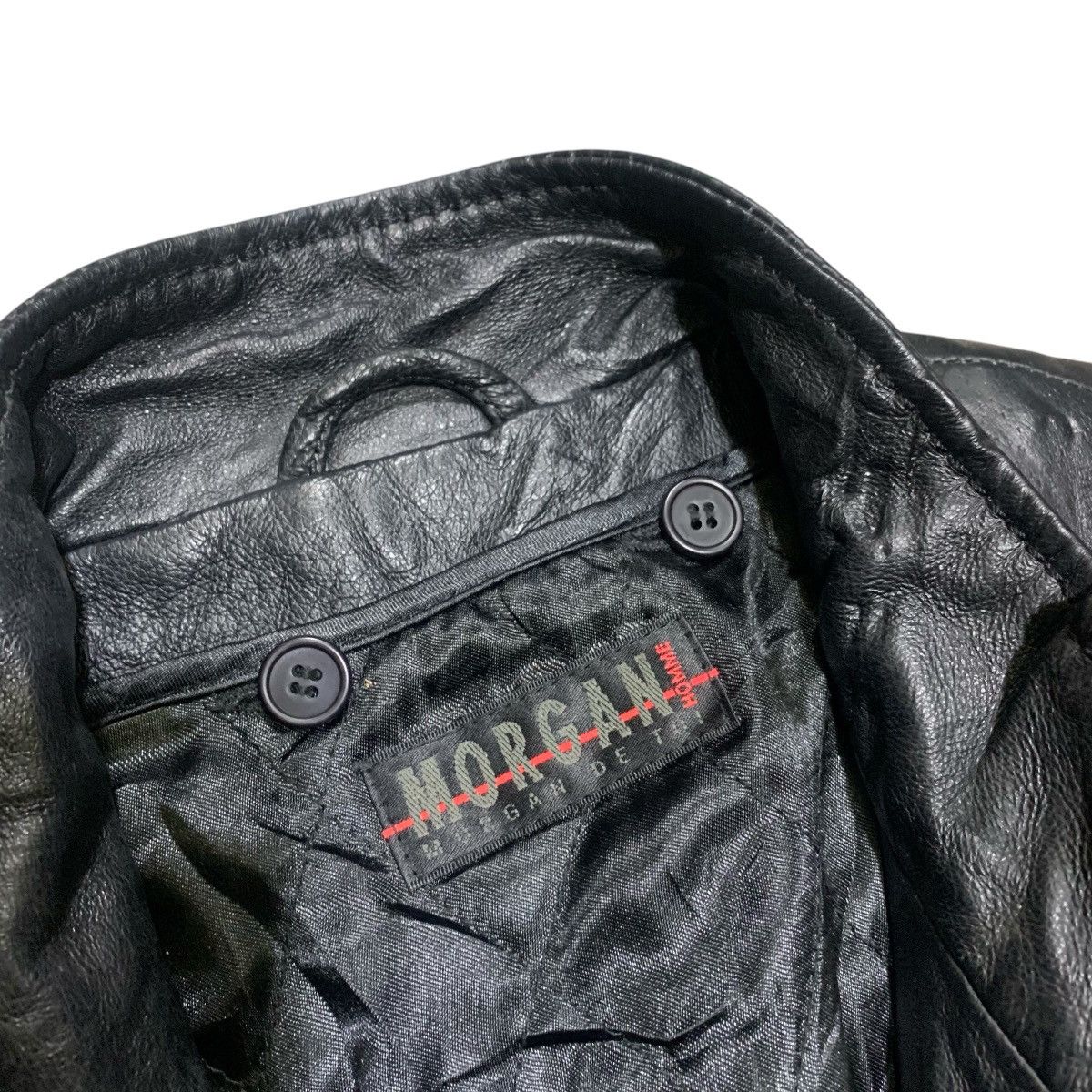 Morgan Homme Vintage Morgan Homme Leather Jacket Size US L / EU 52-54 / 3 - 2 Thumbnail