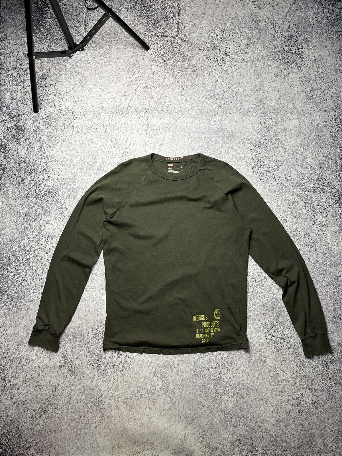 Diesel Vintage Avant Garde Diesel long Sleeve Big Logo size M Size US M / EU 48-50 / 2 - 1 Thumbnail