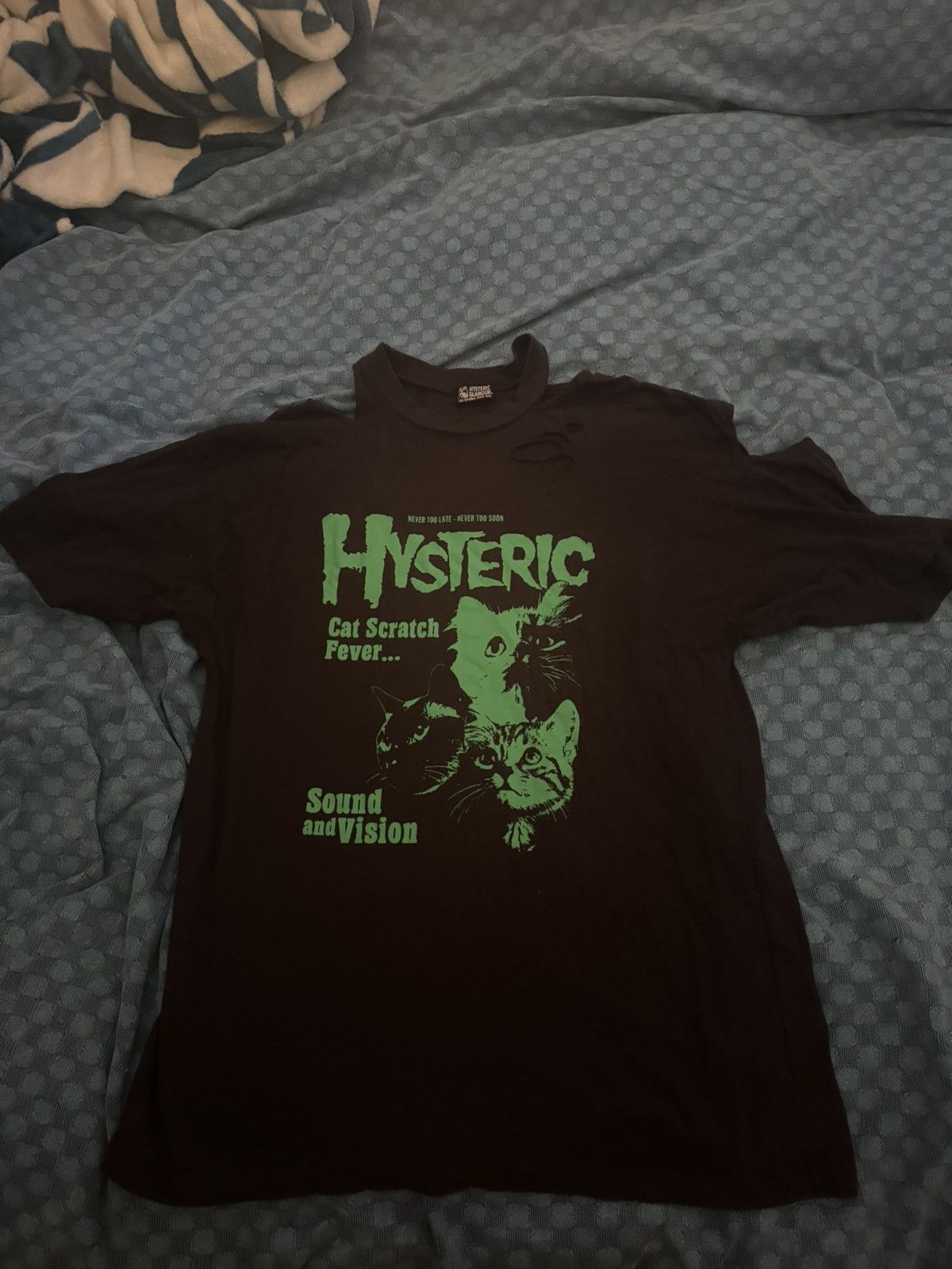 Hysteric Glamour Black/Green Cat Scratch Fever