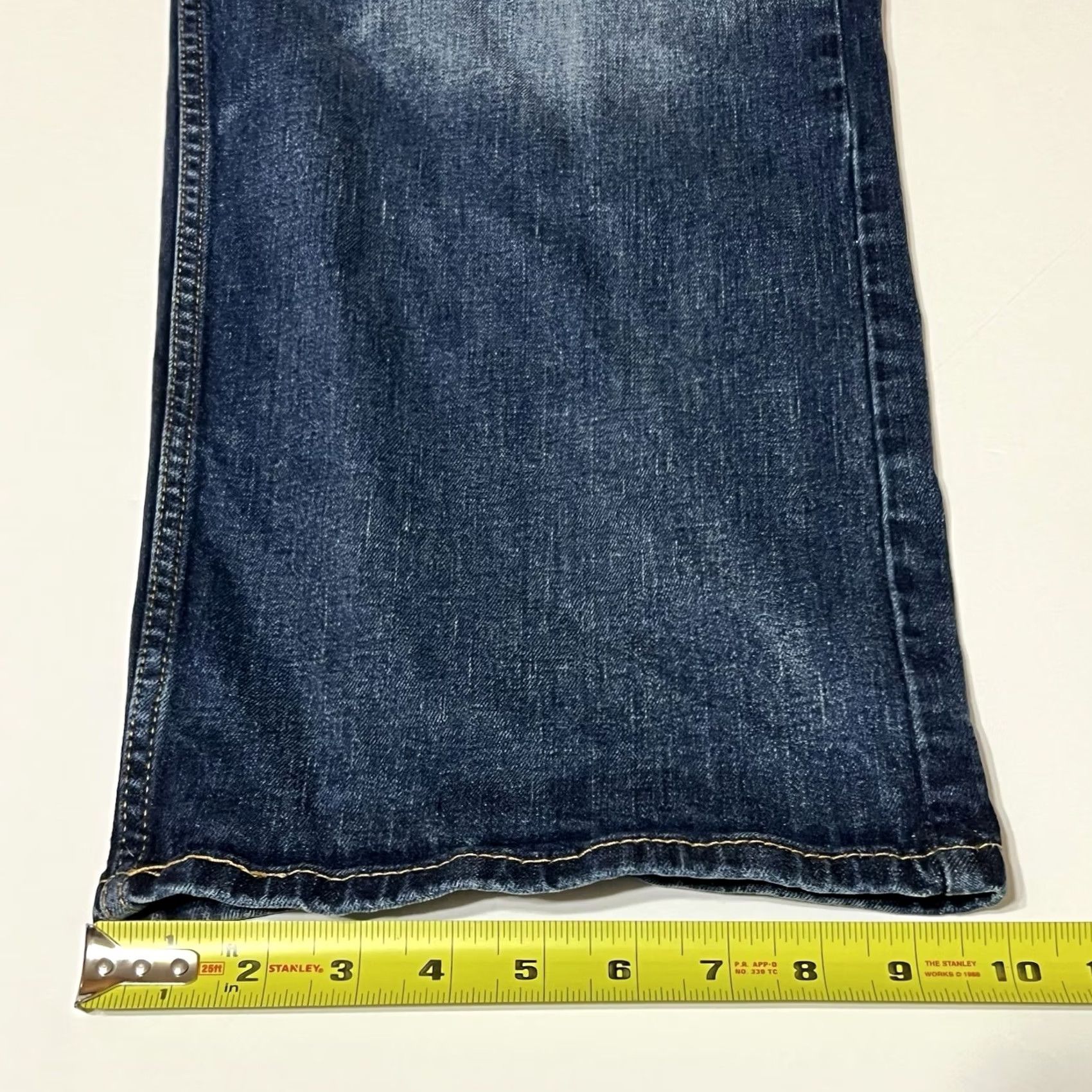 Levi's Levi's 569 Jeans Mens 44x28/44x30 Straight Loose Denim Stretch Regular 500 Series Dark Blue Jeans Mens Size US 44 / EU 60 - 7 Thumbnail