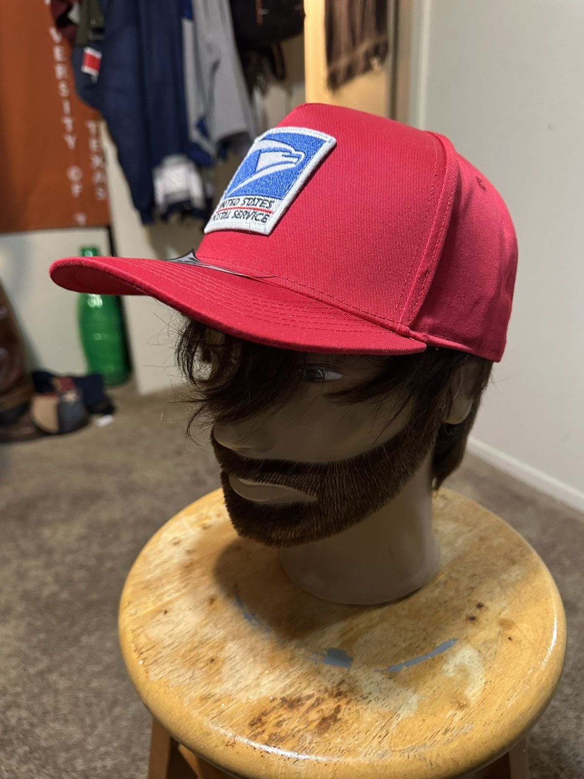 Anti Social Social Club Vintage USPS Mailman “triple red” hat 00s Size ONE SIZE - 6 Thumbnail