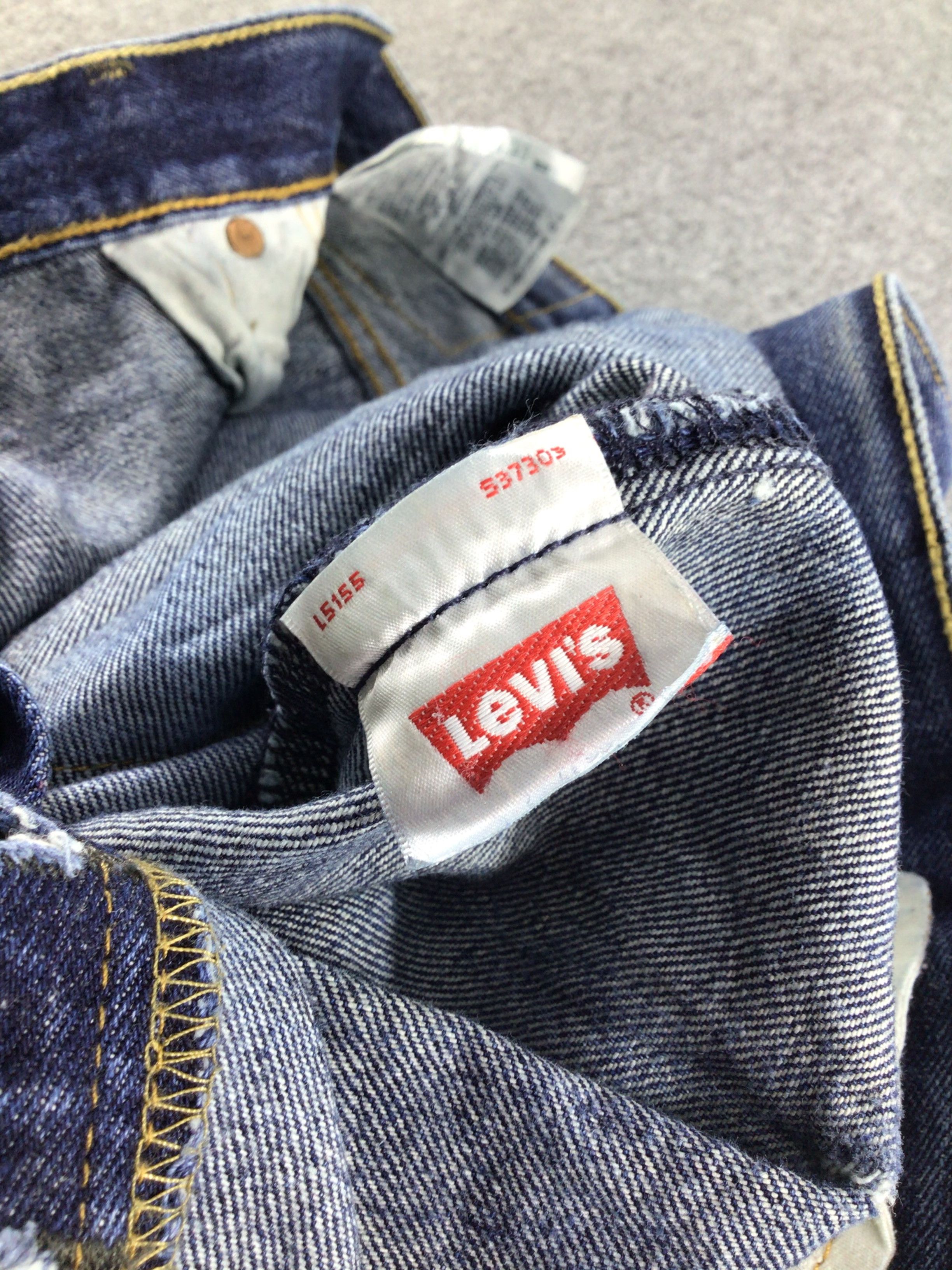 Levi's Levis Vintage 501 Jeans Faded Blue Washed Denim -J346 Size US 34 / EU 50 - 10 Thumbnail