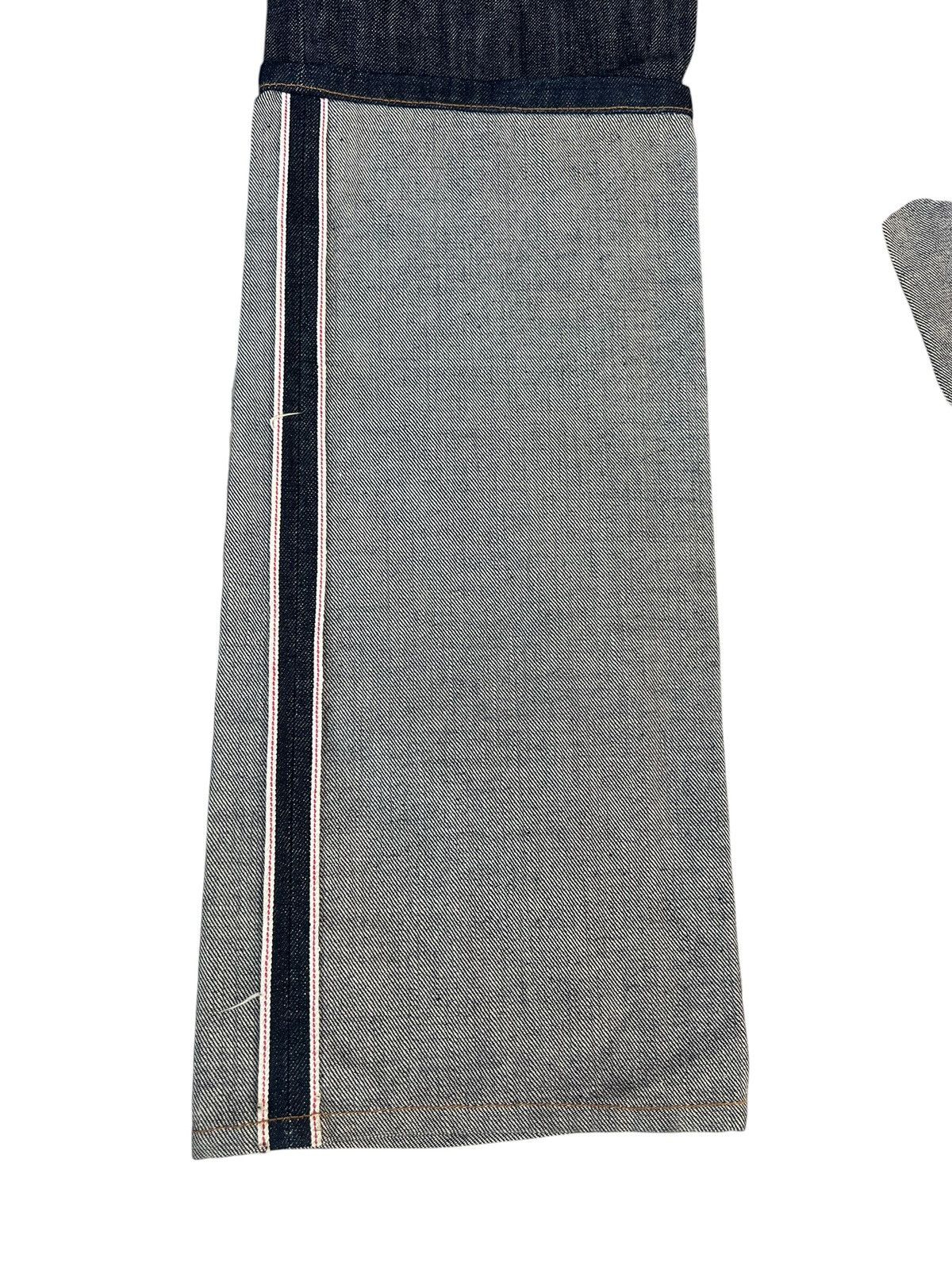 Vintage CLUTCH Japan Folded Leg Redline Selvedge Denim Size US 30 / EU 46 - 16 Thumbnail