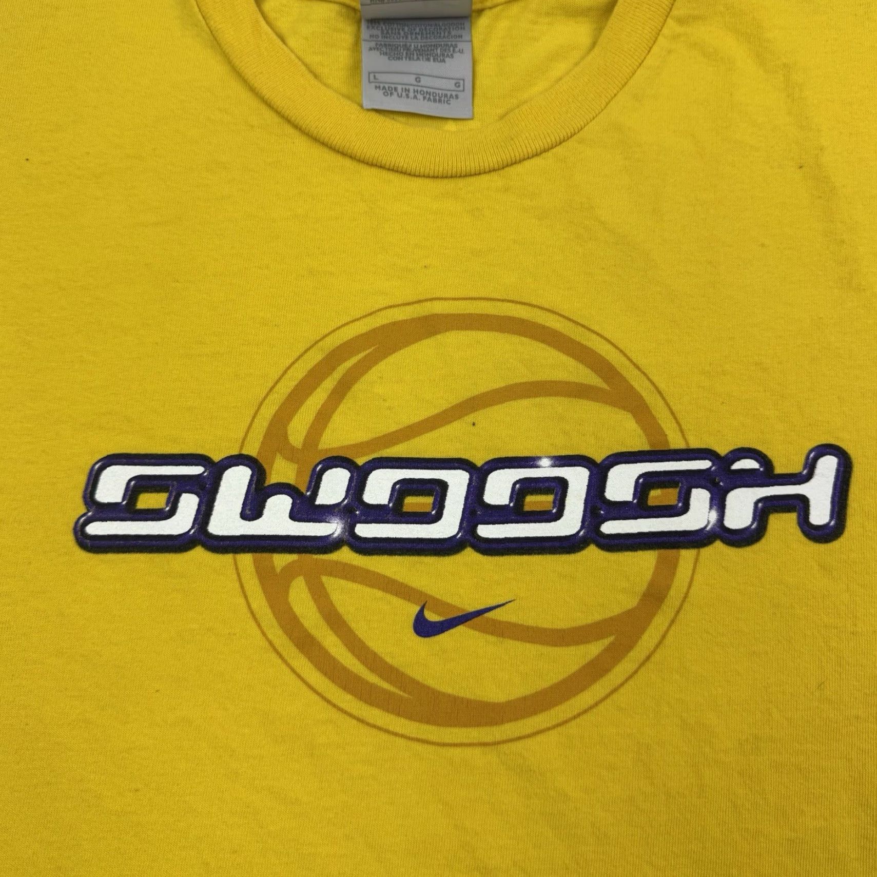 Nike VINTAGE Nike T-Shirt Adult Large Yellow 90s Y2K Sports Mens Size US L / EU 52-54 / 3 - 2 Thumbnail