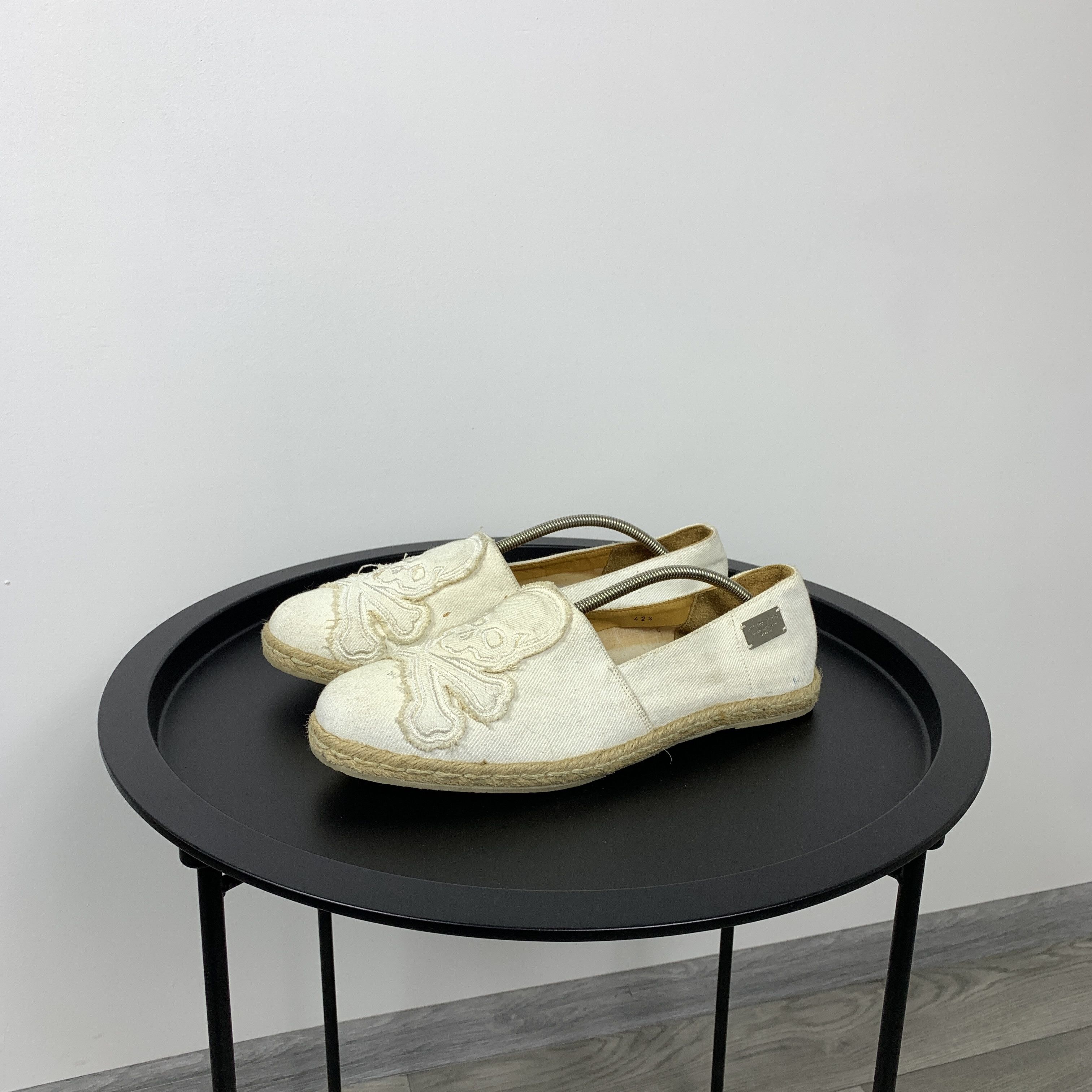 Philipp Plein Philipp Plein Skull White Espadrilles Low Top Loafers Shoes Size US 9.5 / EU 42-43 - 10 Thumbnail
