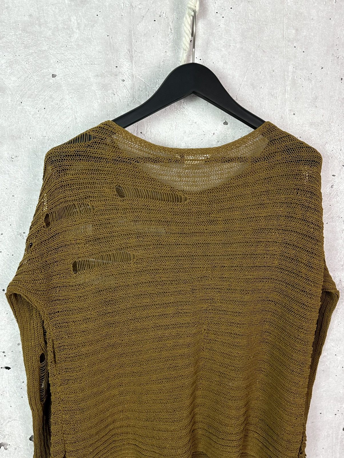 Sarah Pacini Sarah Pacini Made in Italy Distressed Linen Women’s Sweater Size ONE SIZE - 8 Thumbnail