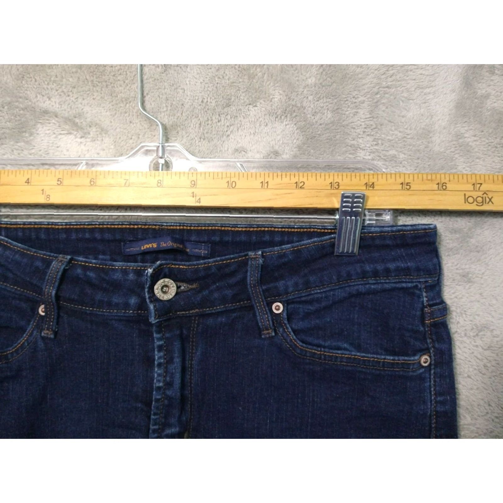 Levi's Levi's Jeans Women Size 12 Blue Denim Mid Rise Skinny Stretch Size 34" / US 12 / IT 48 - 3 Thumbnail