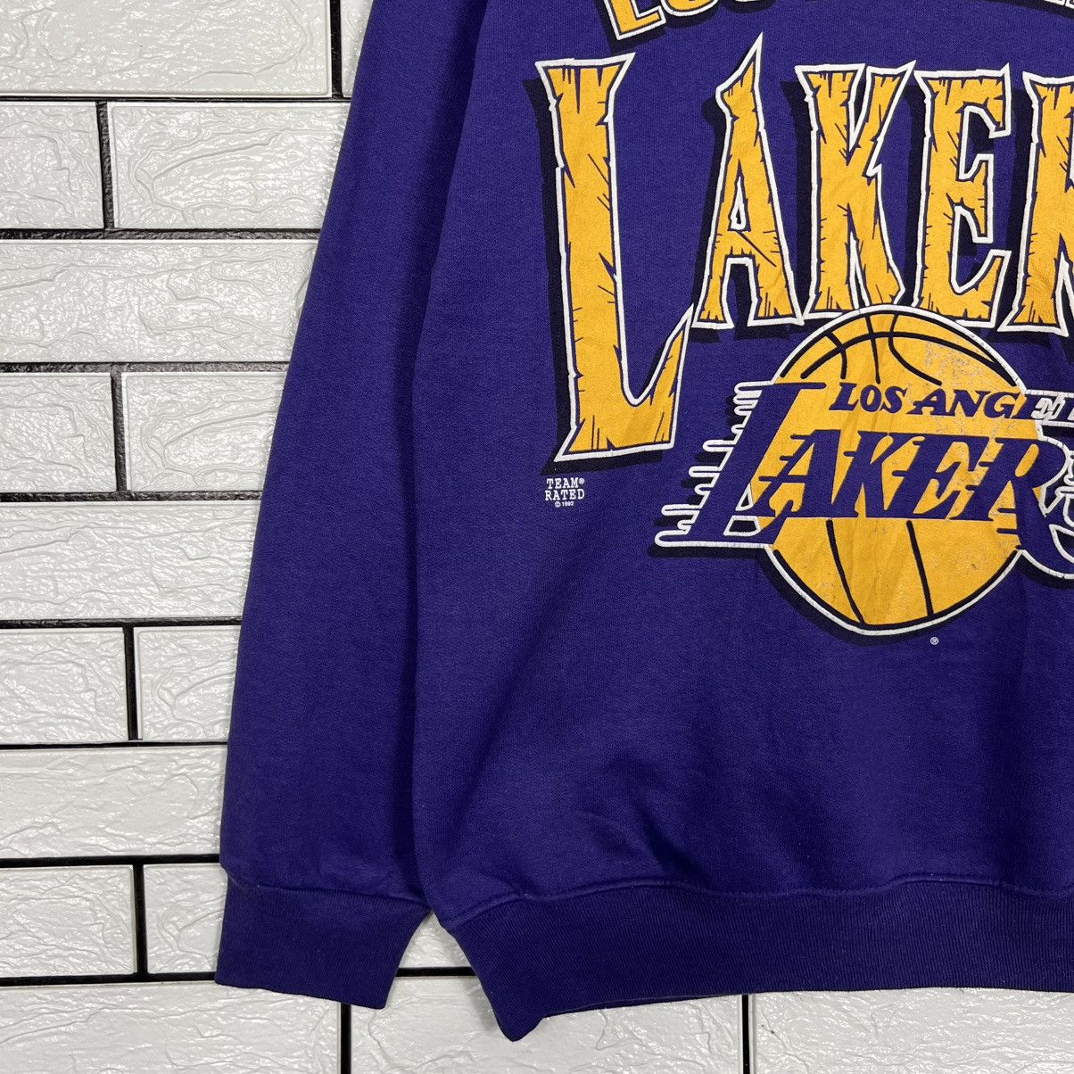 NBA Vintage 90’s NBA Los Angeles Lakers Sweatshirt #4227-C193 Size US M / EU 48-50 / 2 - 8 Thumbnail