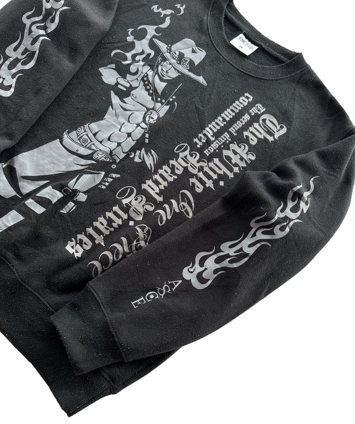 Anime Vintage One Piece Anime Sweatshirt Size US L / EU 52-54 / 3 - 2 Thumbnail