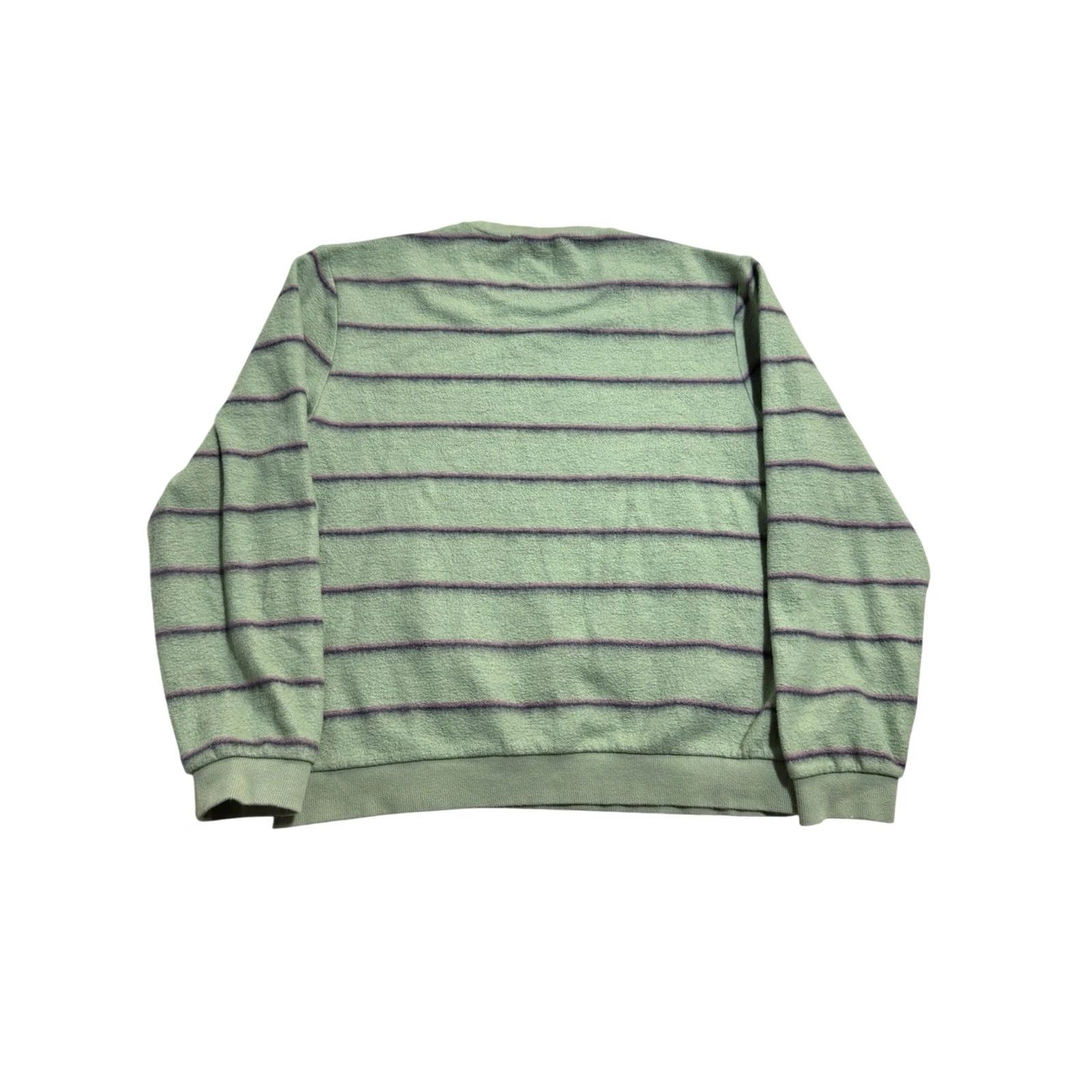 Marine Layer Marine Layer Men’s Sweater Green Purple Navy Stripes L Size US L / EU 52-54 / 3 - 2 Thumbnail