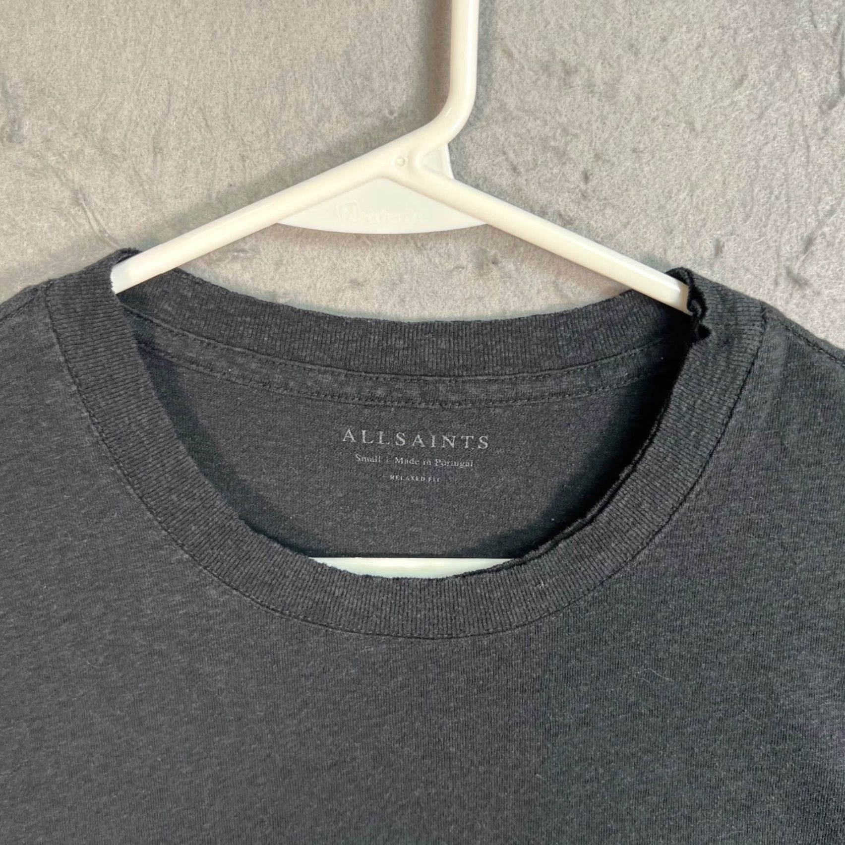 Allsaints AllSaints Mens Size Small Black Relaxed Fit Crewneck T-Shirt Lightweight Crew Neck Short Sleeve Cotton Shirt Men S Black Lightweight Relaxed Fit 2020s Size US S / EU 44-46 / 1 - 5 Thumbnail