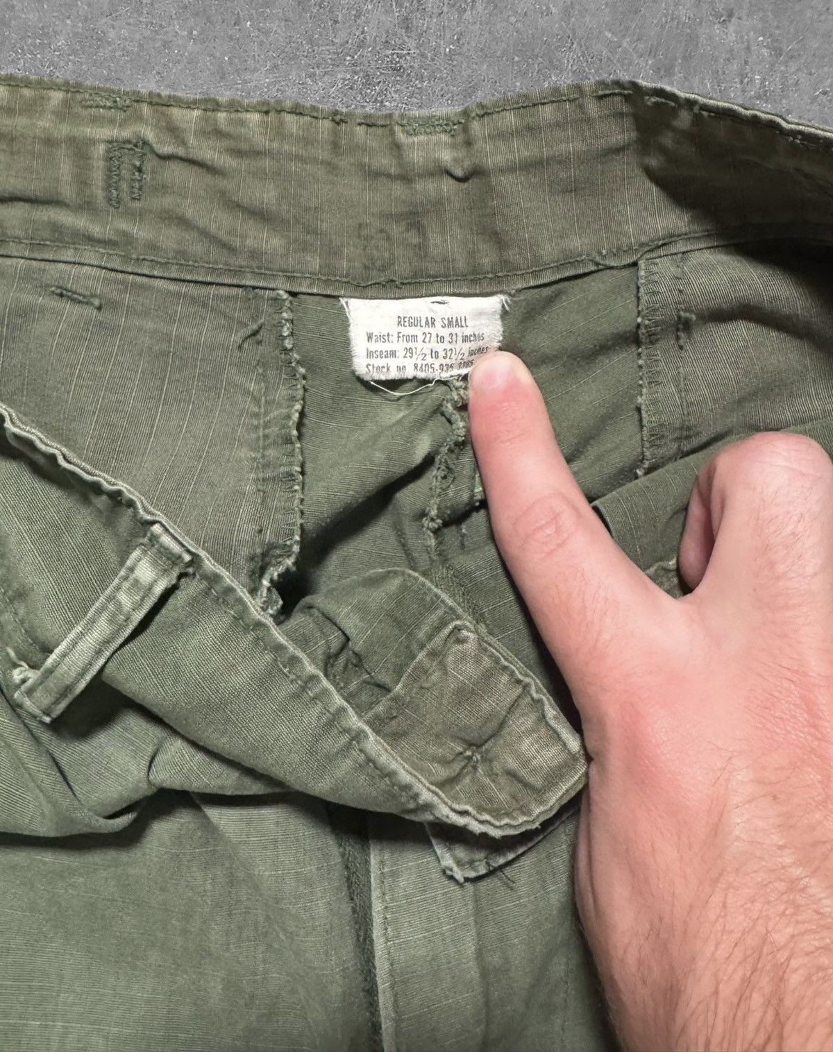 Vintage Military cargo pants Size US 30 / EU 46 - 4 Thumbnail