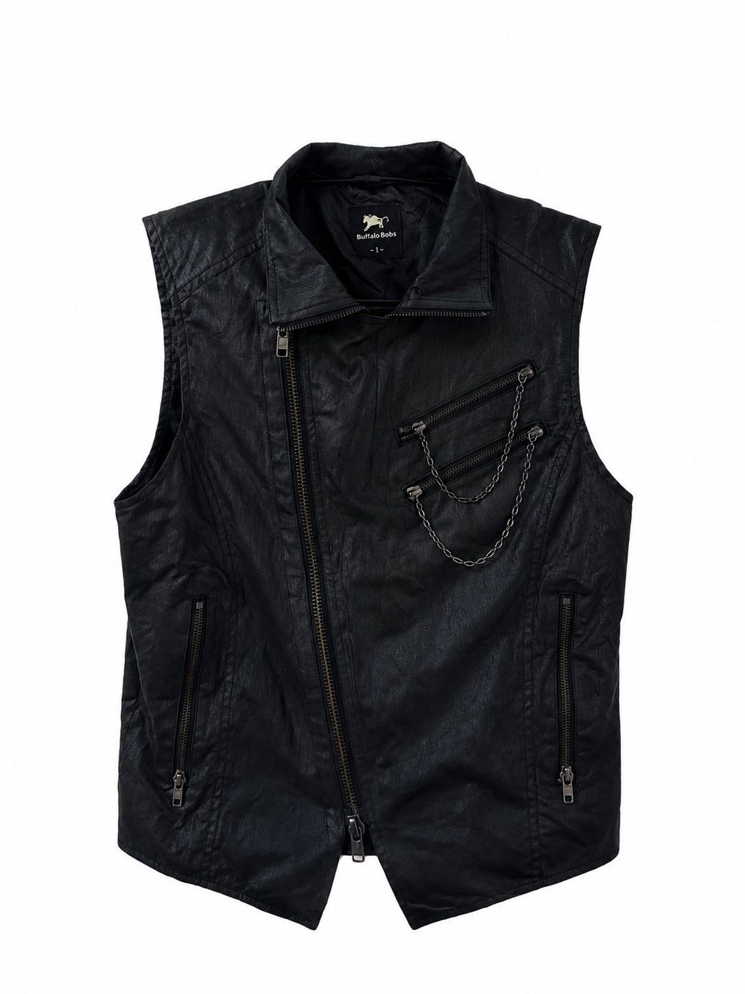 BUFFALO BOBS 2000s Buffalo Bobs Waxed Vest Jacket Size US S / EU 44-46 / 1 - 2 Thumbnail