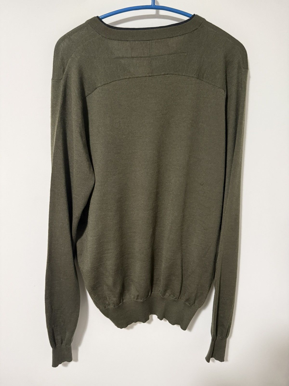 Givenchy Givenchy green wool/silk jumper Size US L / EU 52-54 / 3 - 2 Thumbnail