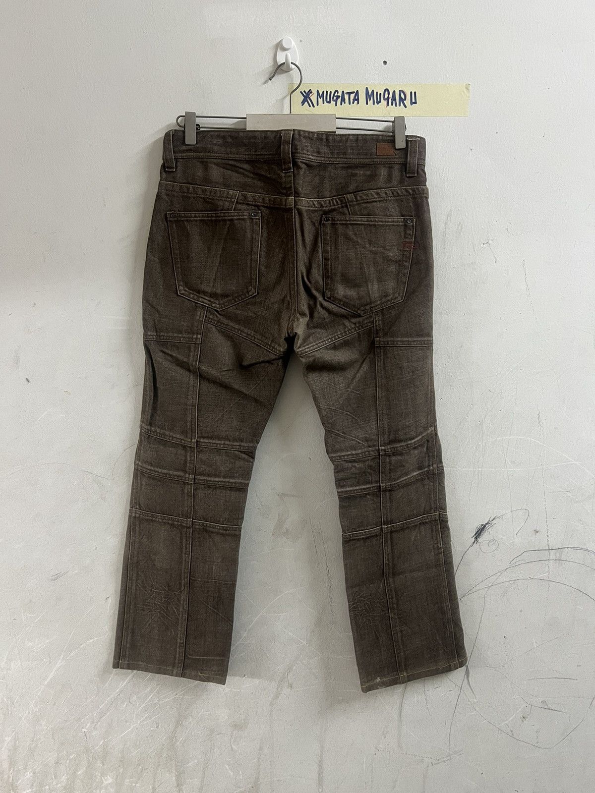 Hysteric Glamour × Japanese Brand Y2K PATCHWORK NİCOLE CLUB DISTRESSED DENIM PANT Size US 33 - 11 Thumbnail